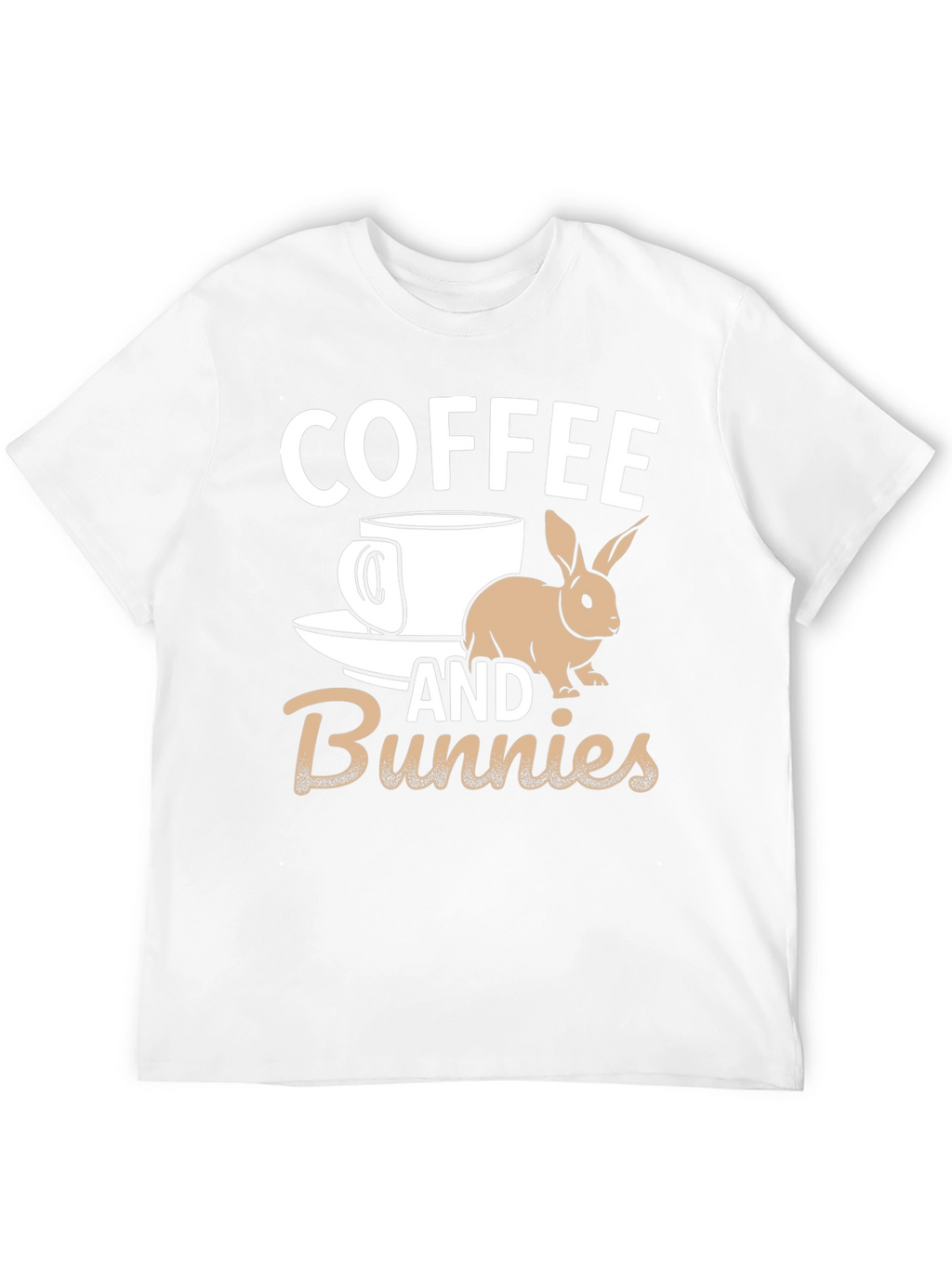 Coffee and Bunnies Graphic T-Shirt