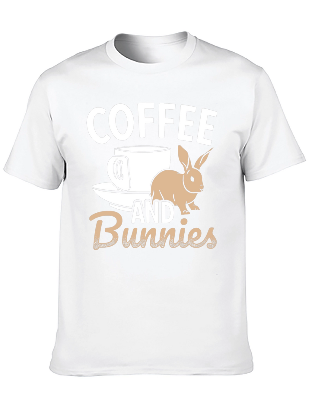 Coffee and Bunnies Graphic T-Shirt