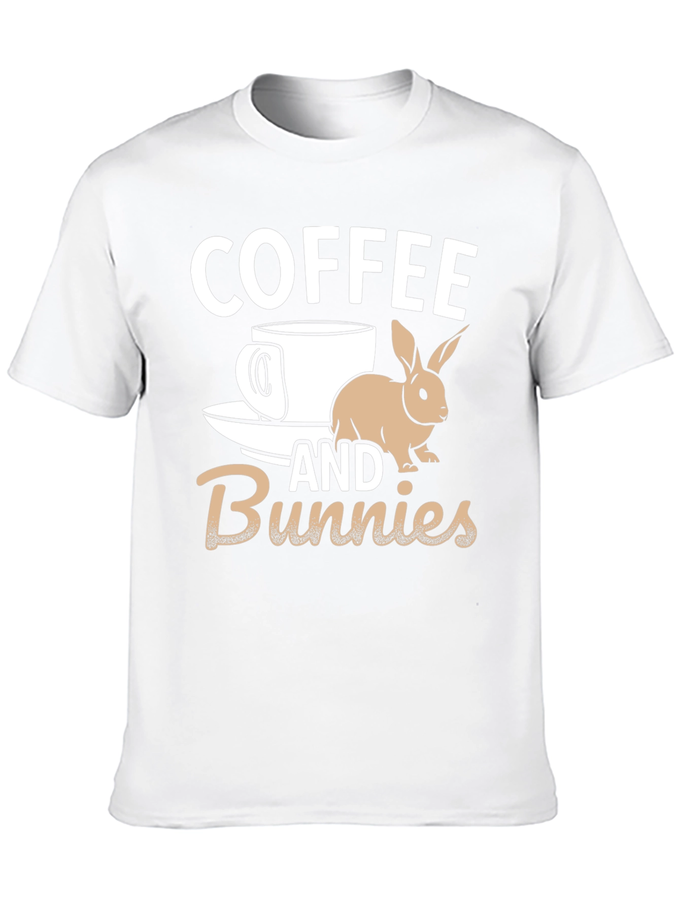 Coffee and Bunnies Graphic T-Shirt