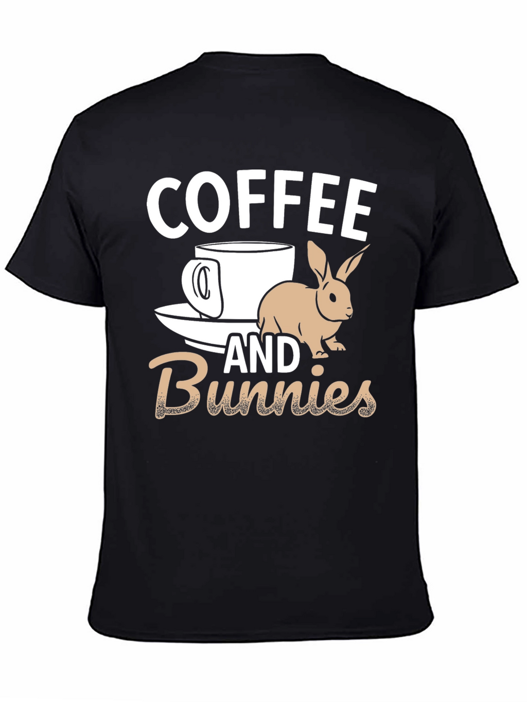 Coffee and Bunnies Graphic T-Shirt