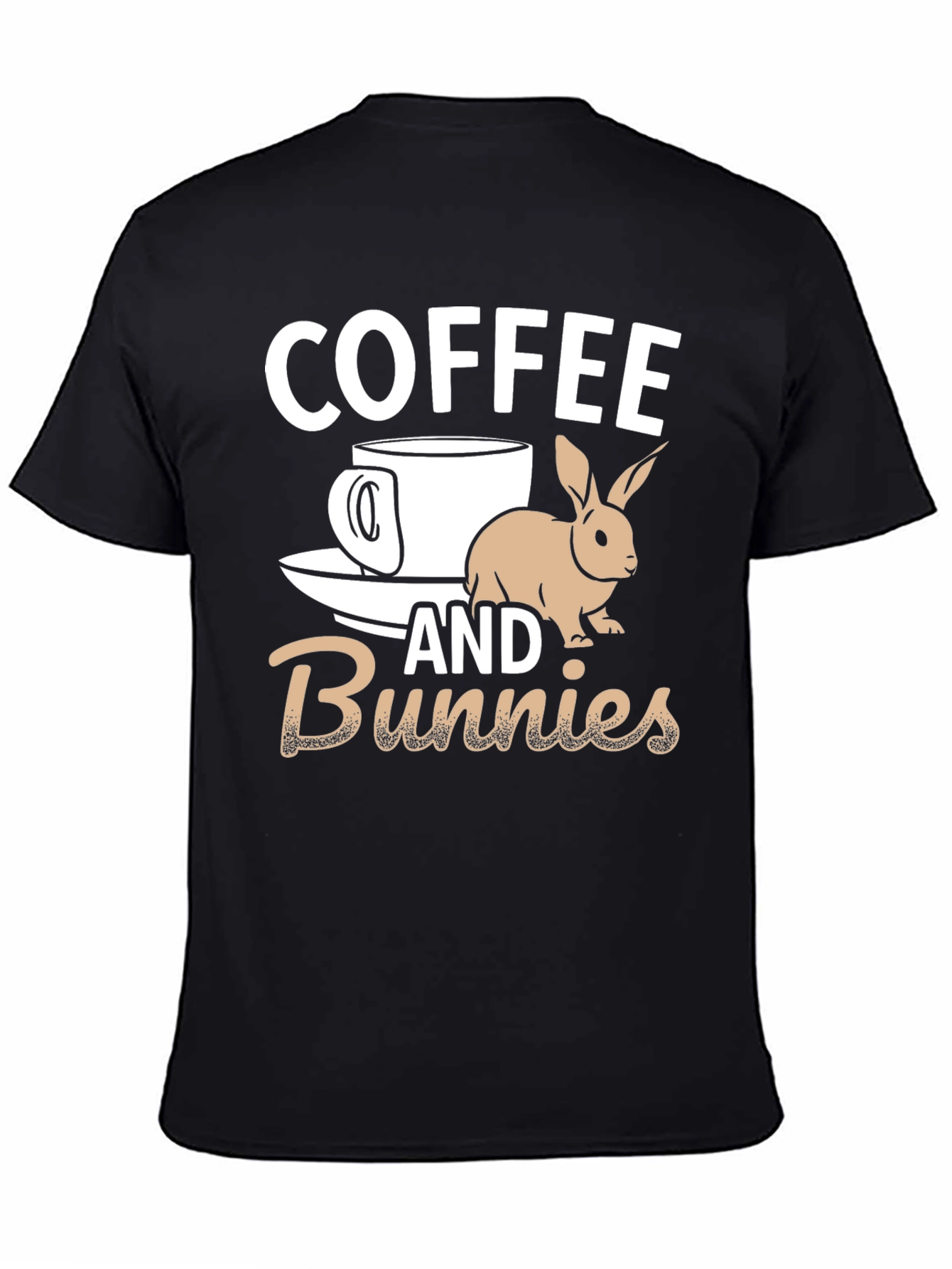 Coffee and Bunnies Graphic T-Shirt