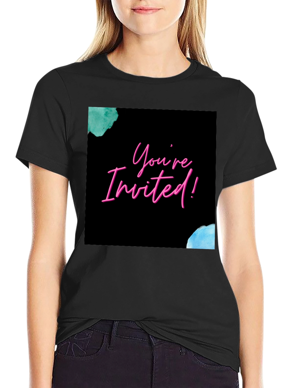 Youre Invited! Graphic Print Tee