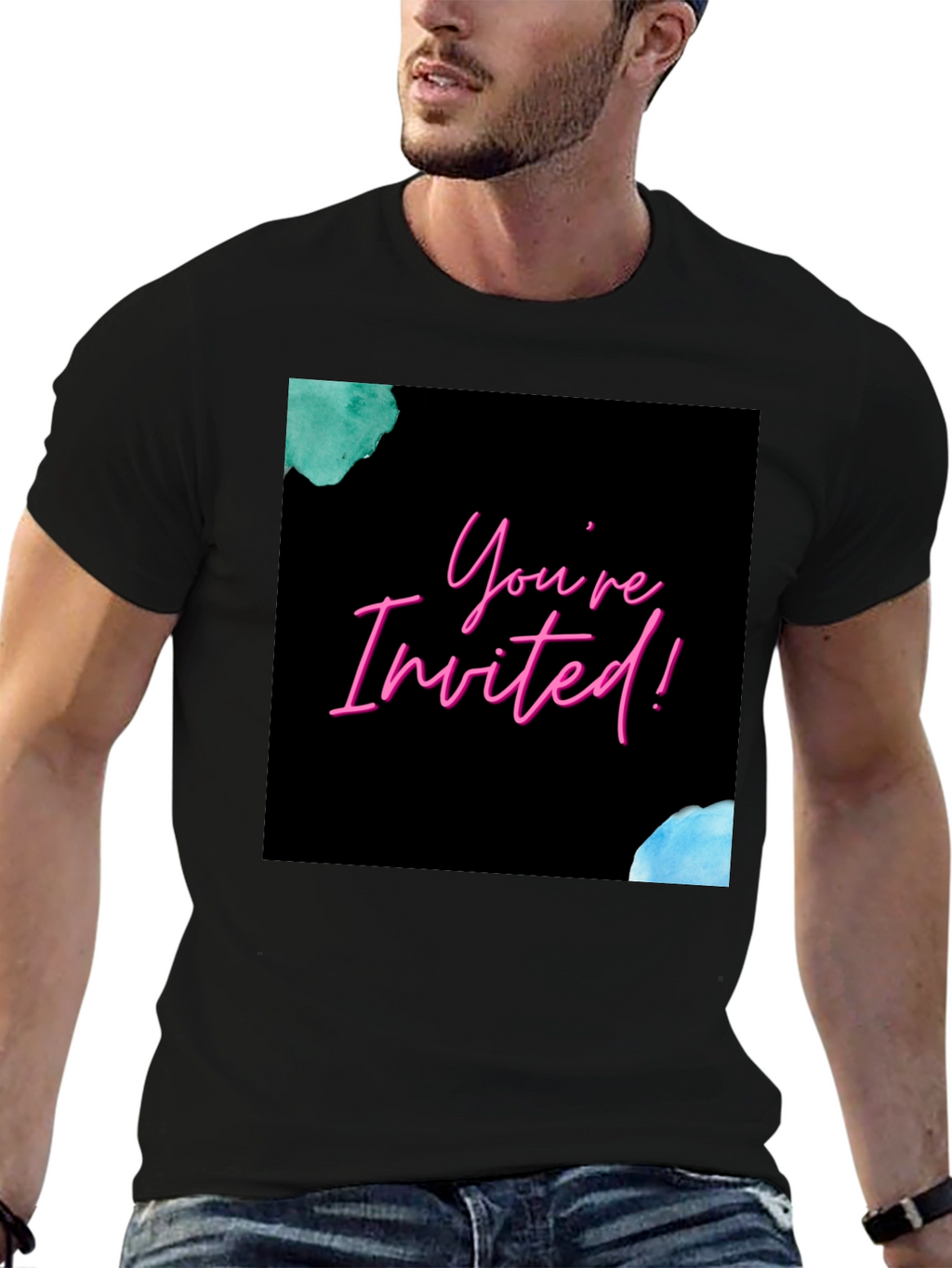 Youre Invited! Graphic Print Tee