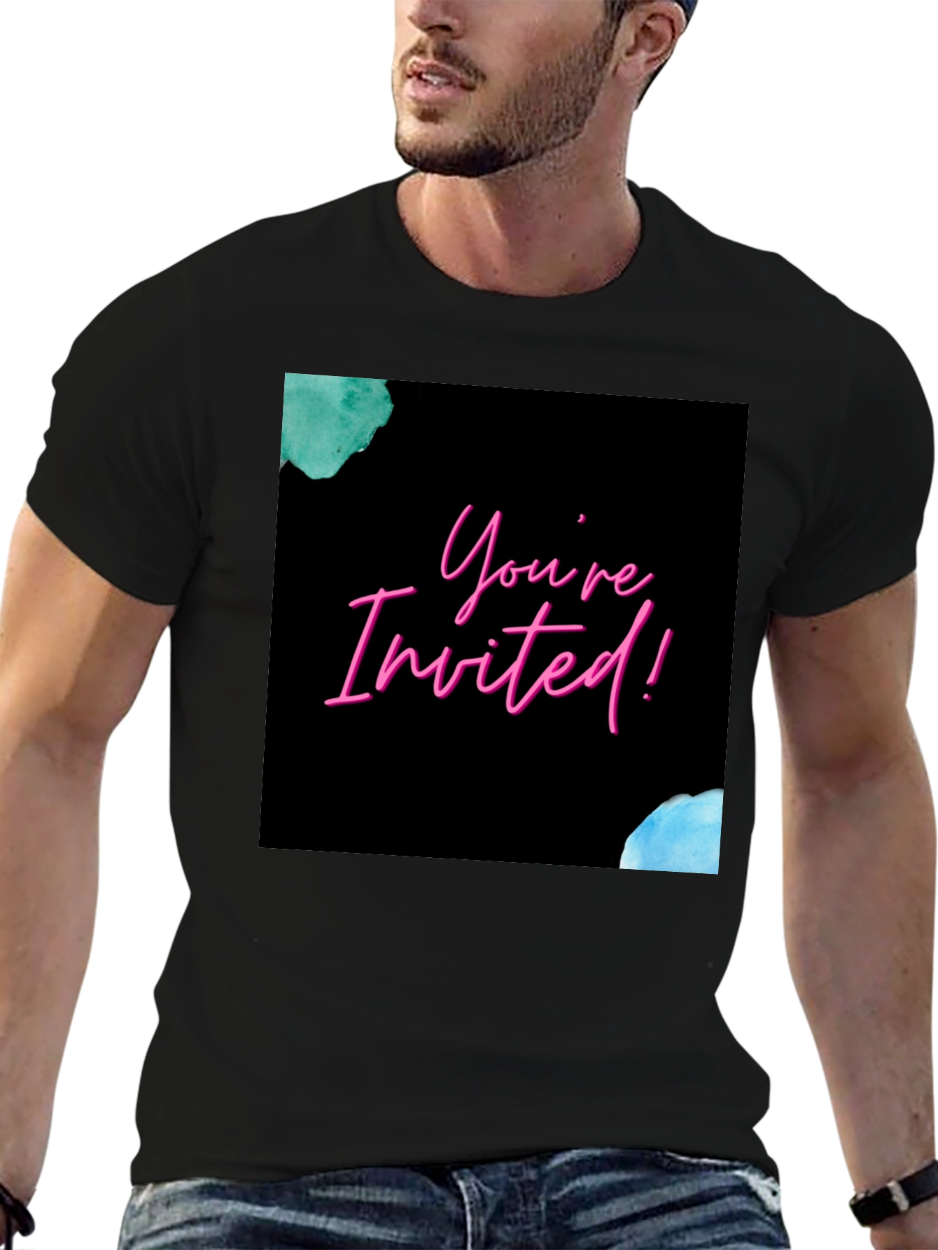 Youre Invited! Graphic Print Tee