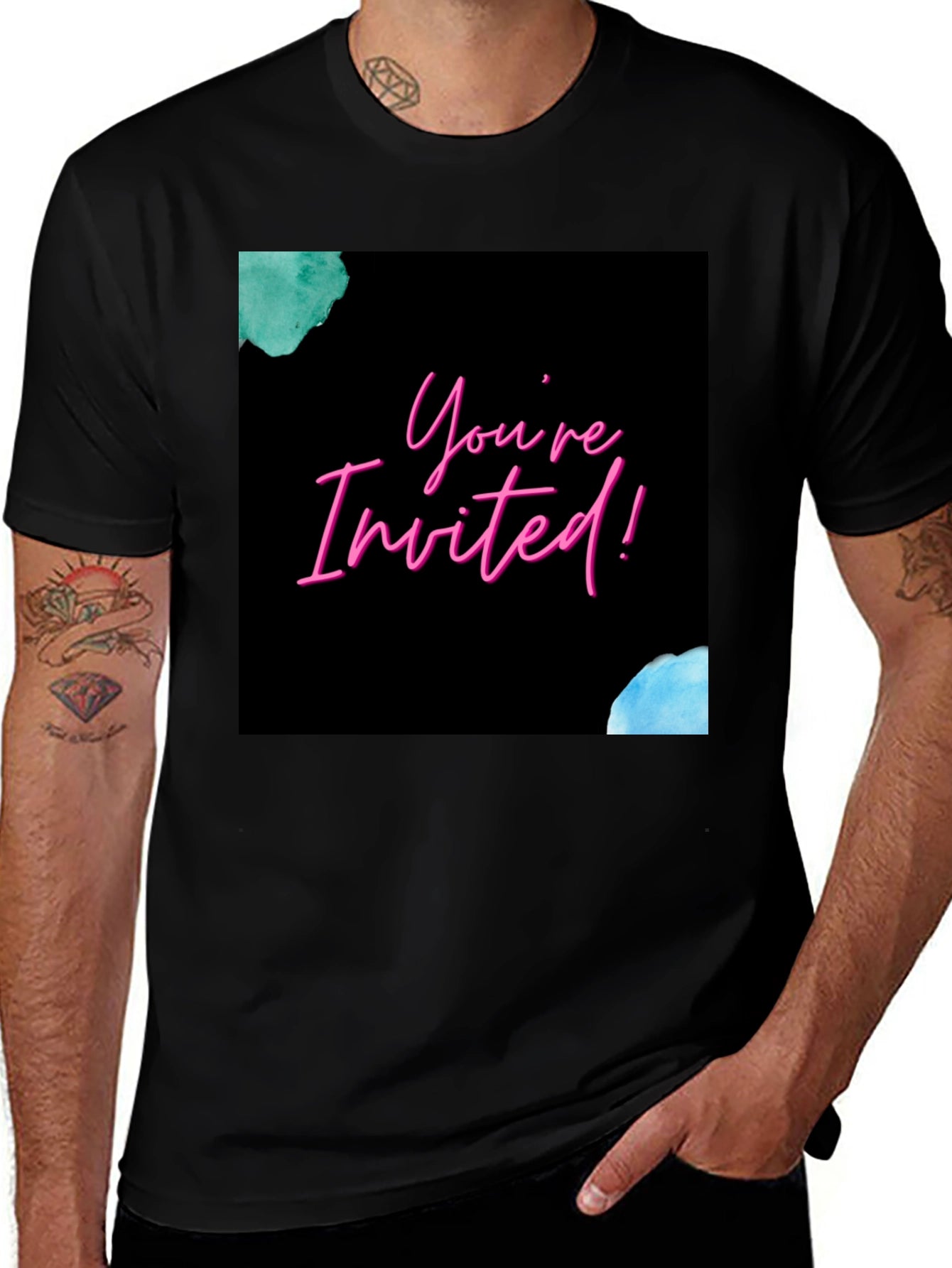 Youre Invited! Graphic Print Tee