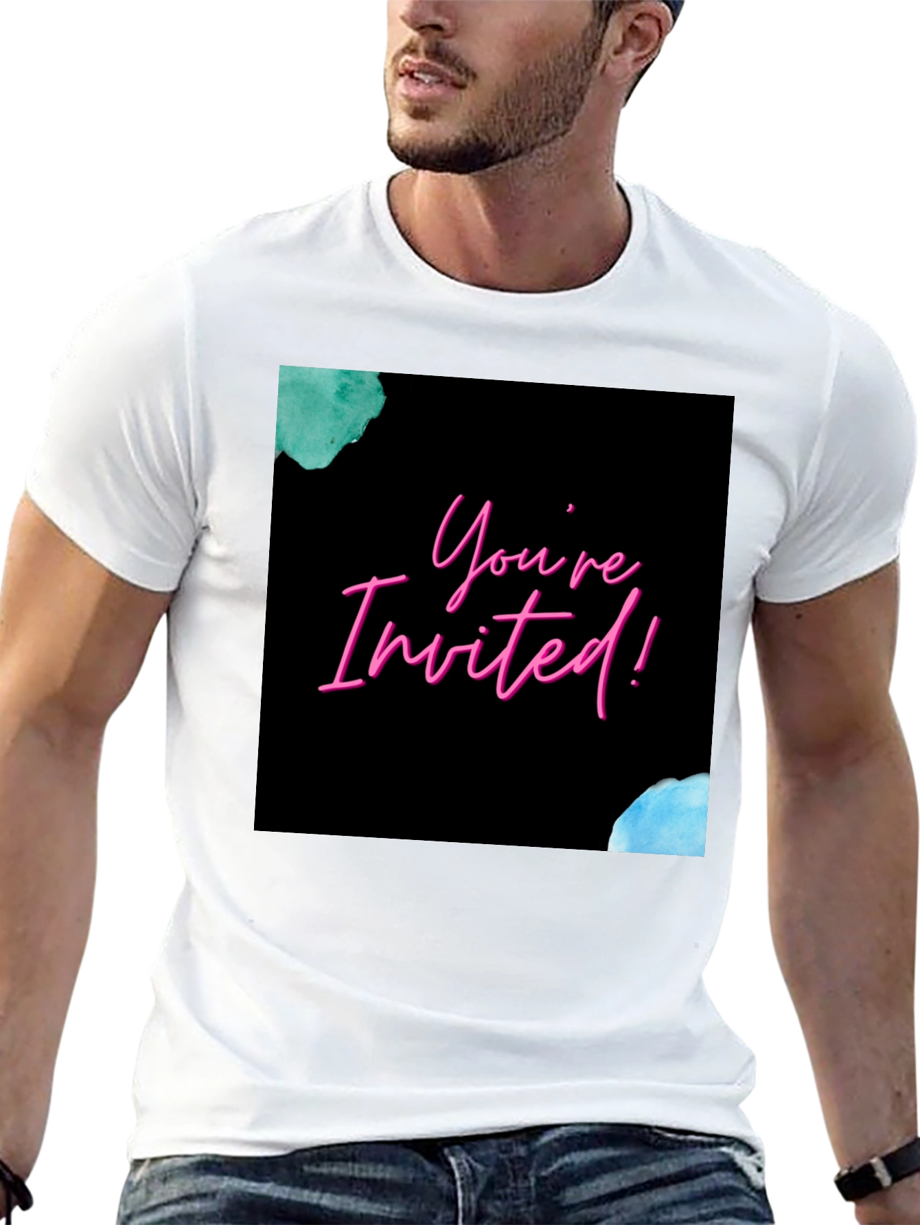 Youre Invited! Graphic Print Tee