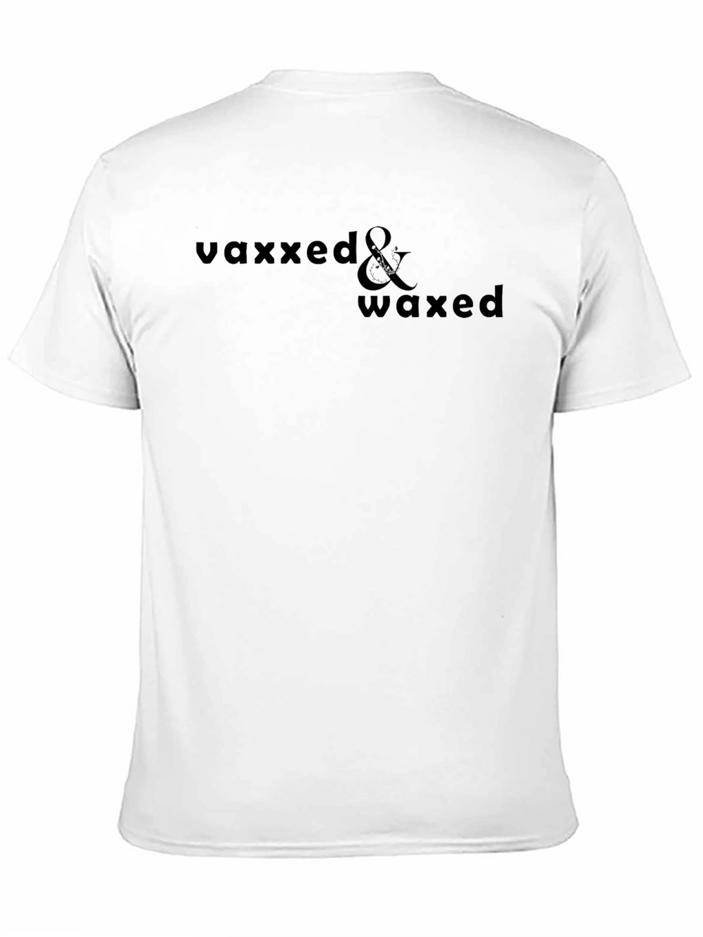 Vaxxed & Waxed Black Graphic Tee