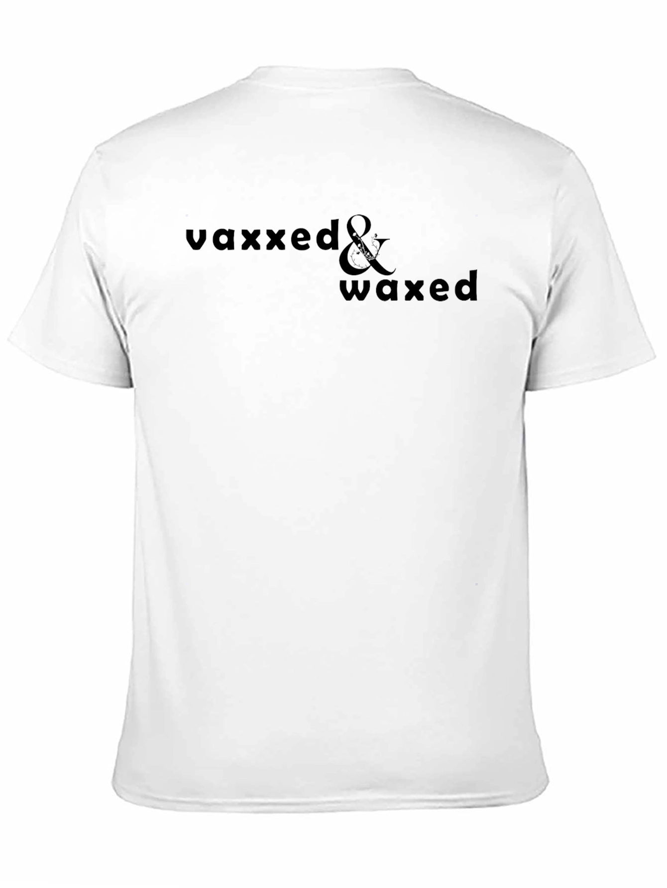 Vaxxed & Waxed Black Graphic Tee
