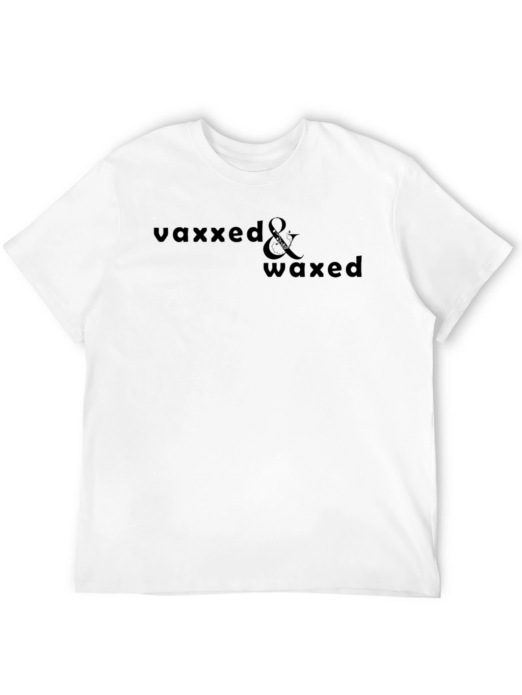 Vaxxed & Waxed Black Graphic Tee