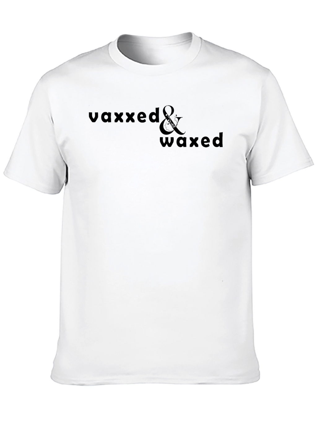 Vaxxed & Waxed Black Graphic Tee
