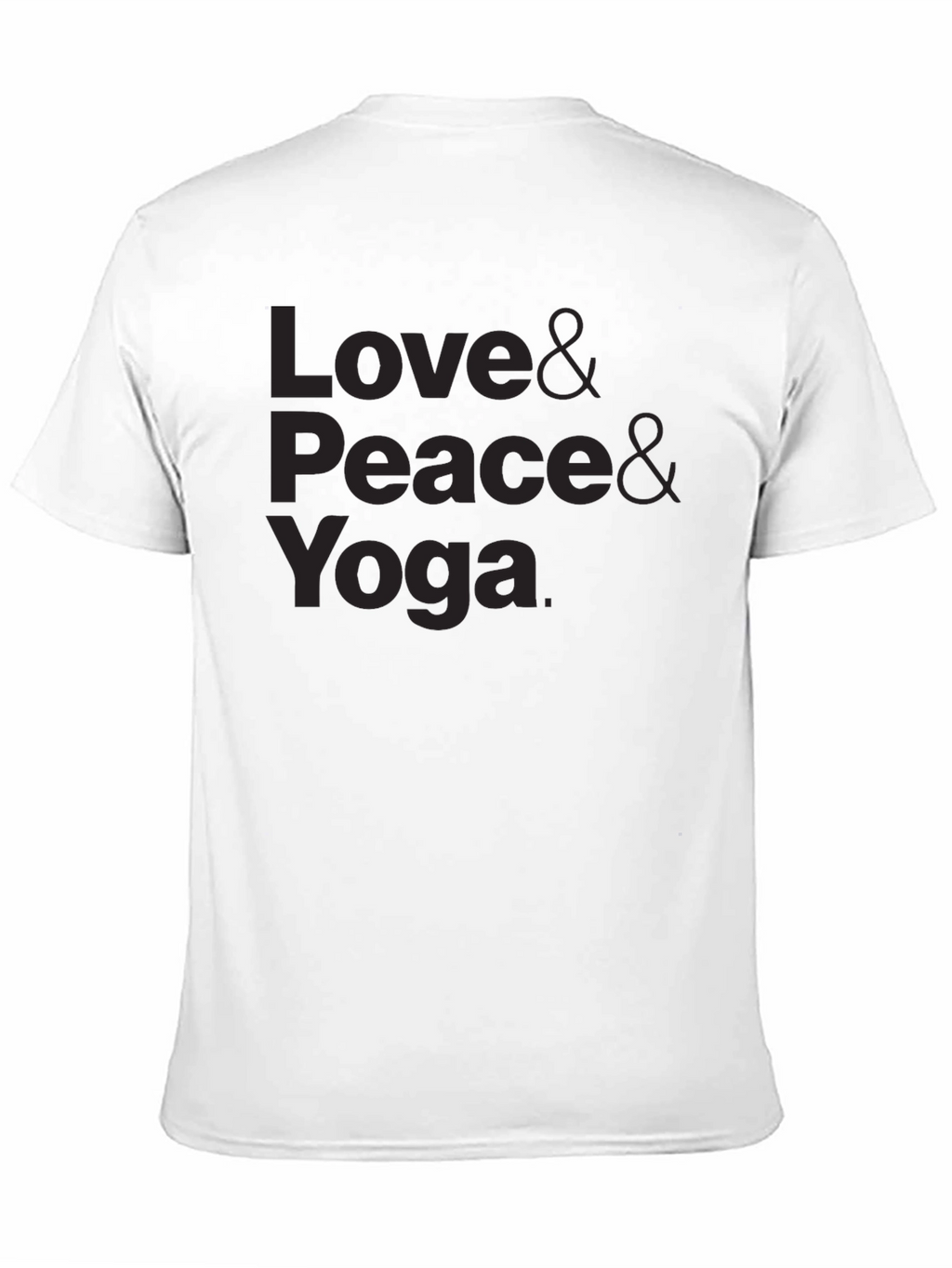 Love Peace Yoga Graphic Tee - Soft Cotton T-Shirt
