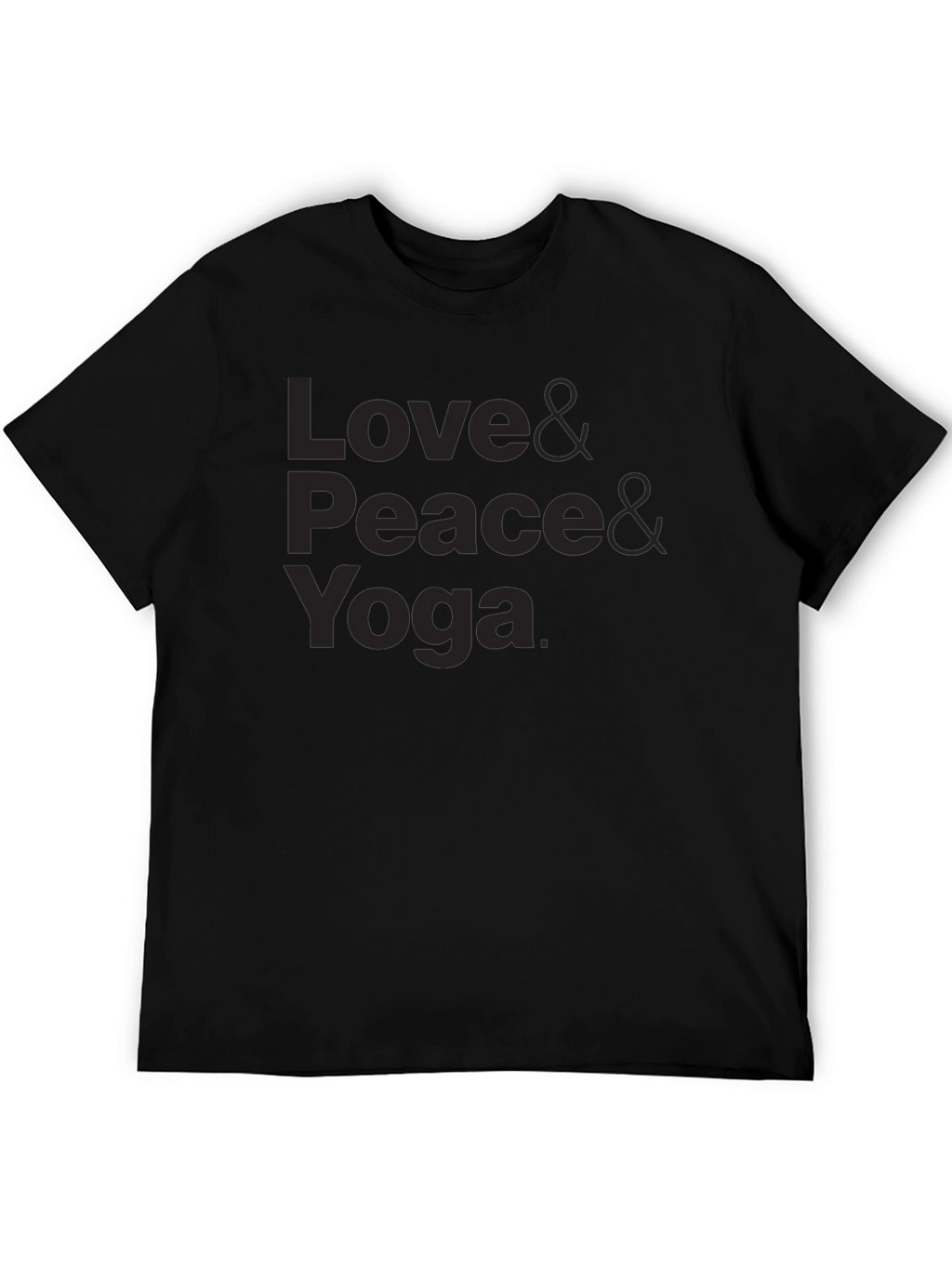 Love Peace Yoga Graphic Tee - Soft Cotton T-Shirt