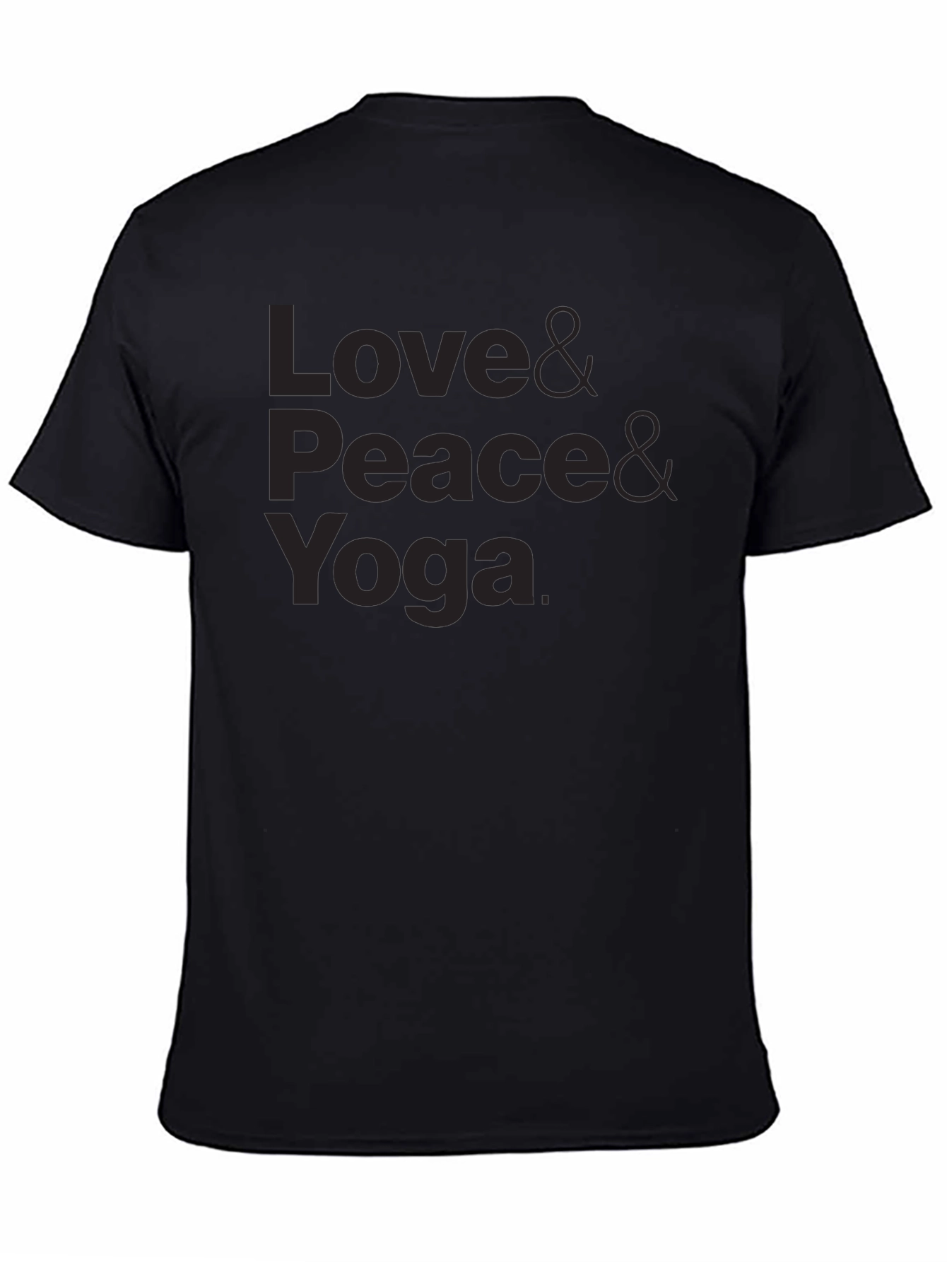Love Peace Yoga Graphic Tee - Soft Cotton T-Shirt