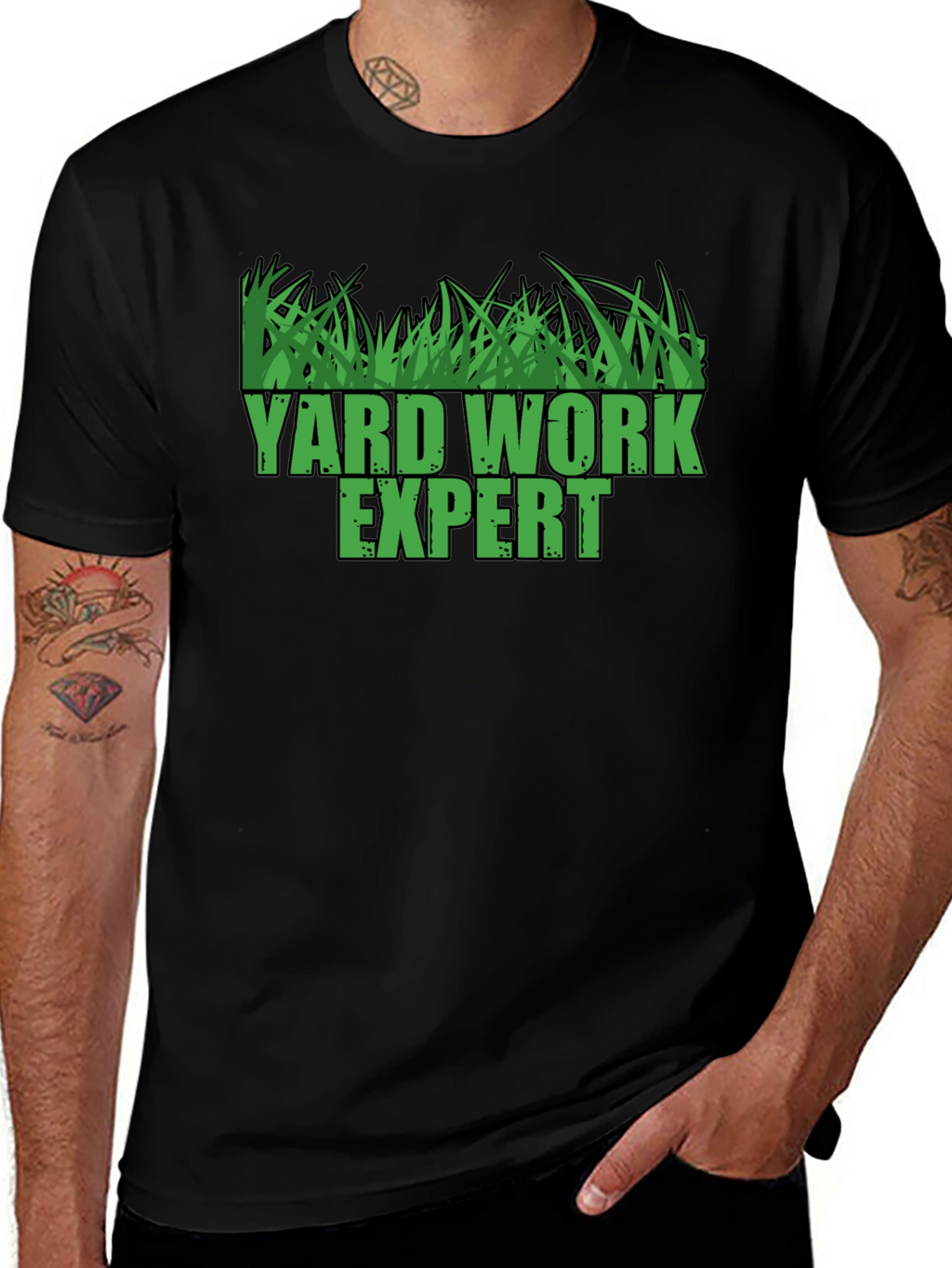 Yard Work Expert T-Shirt - Lawn Care Tee