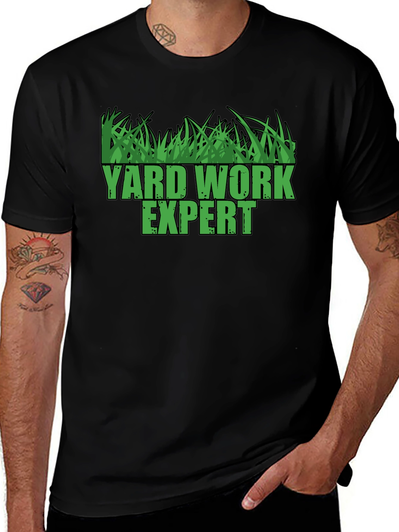 Yard Work Expert T-Shirt - Lawn Care Tee