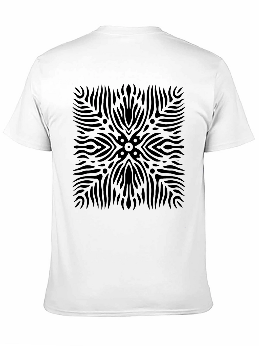 Abstract Black Pattern Tee