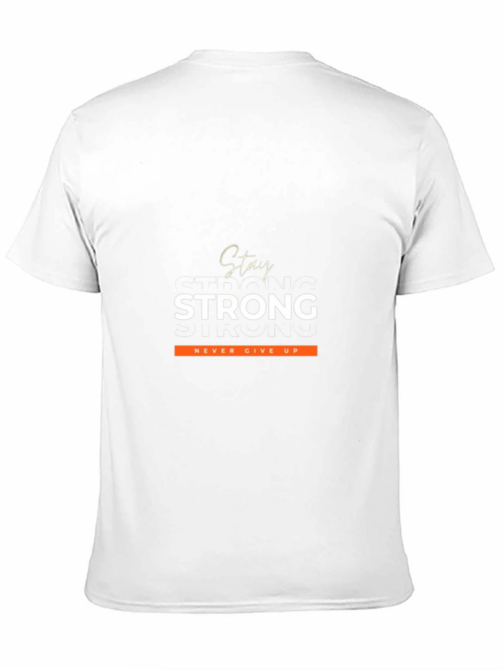 Stay Strong Graphic Tee - Motivational Black T-Shirt