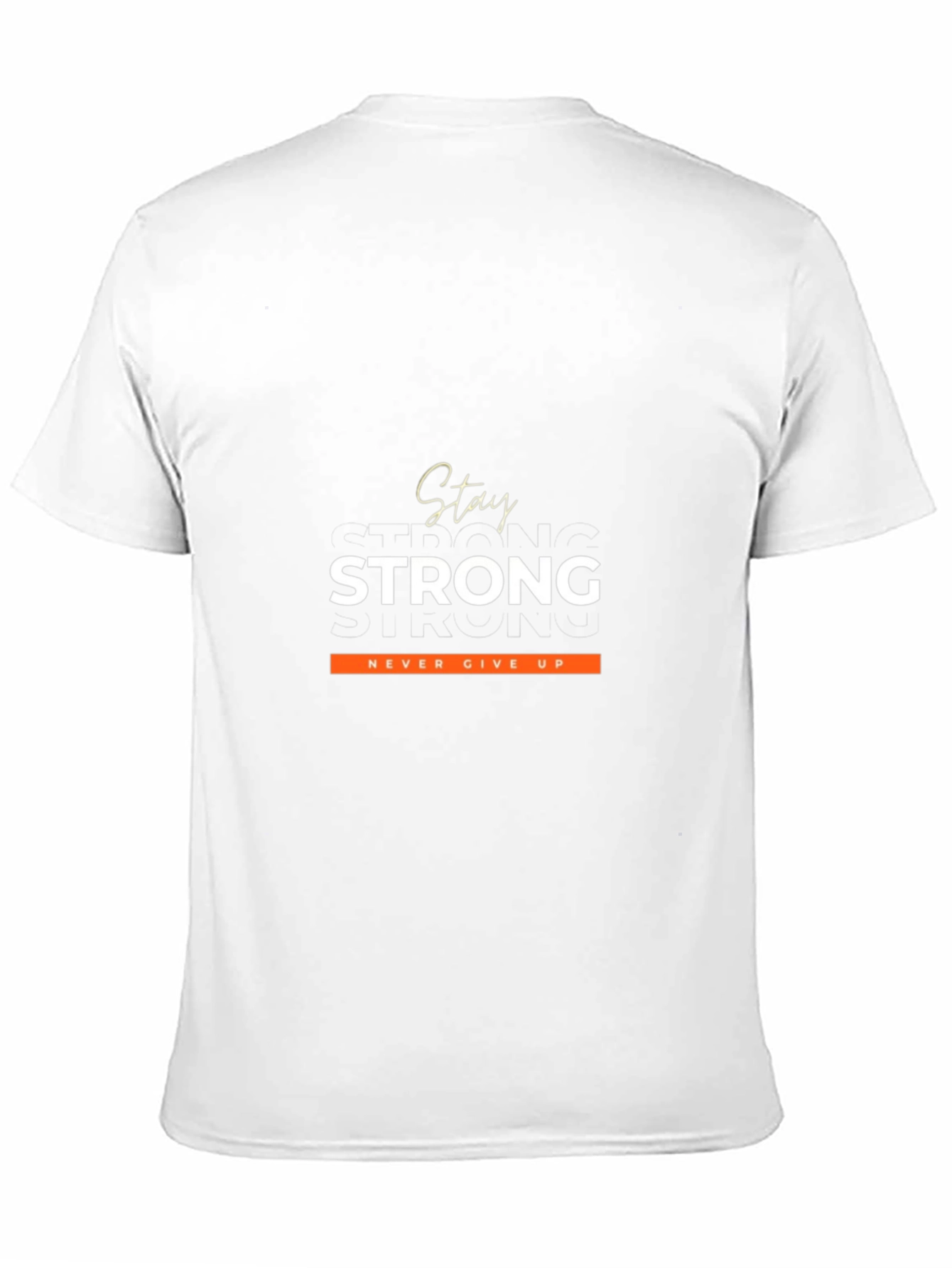 Stay Strong Graphic Tee - Motivational Black T-Shirt