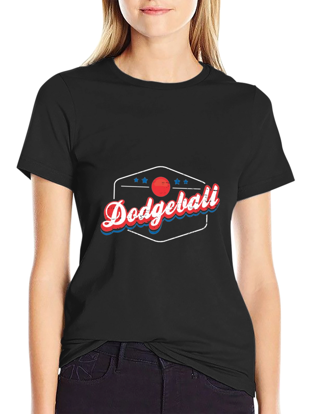 Dodgeball Retro Style Graphic T-Shirt