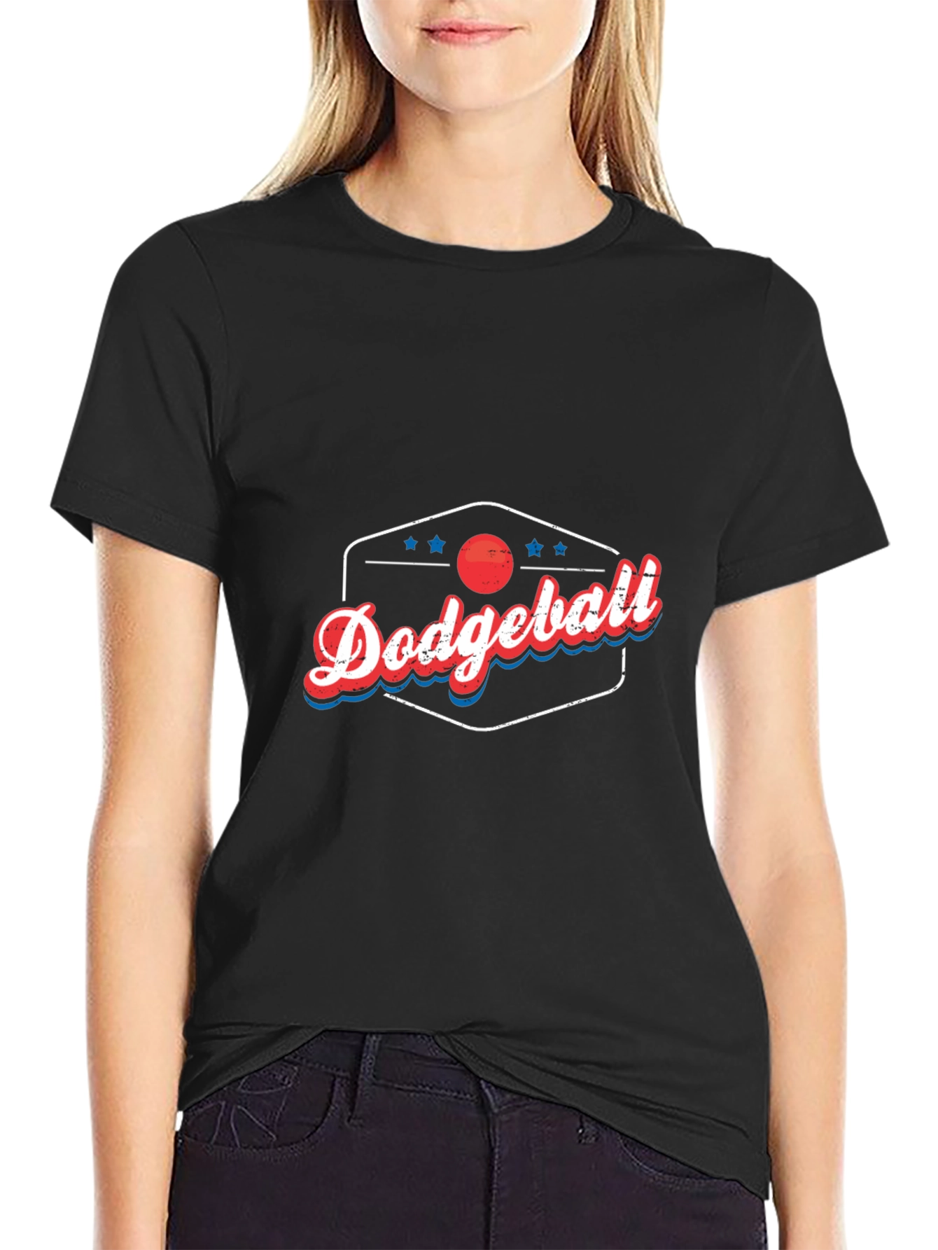 Dodgeball Retro Style Graphic T-Shirt