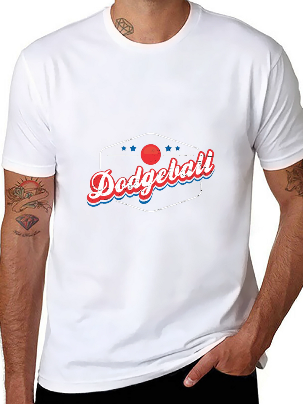 Dodgeball Retro Style Graphic T-Shirt