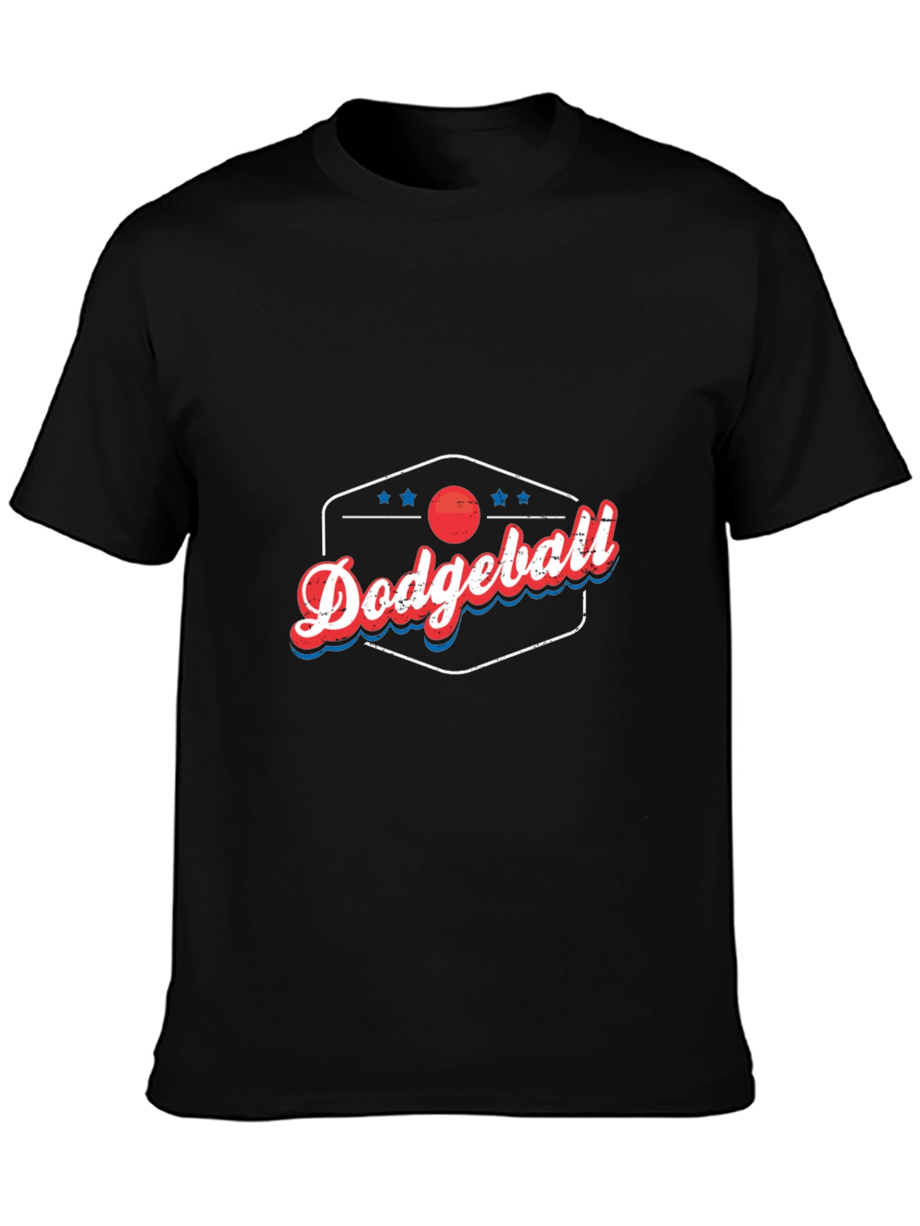 Dodgeball Retro Style Graphic T-Shirt