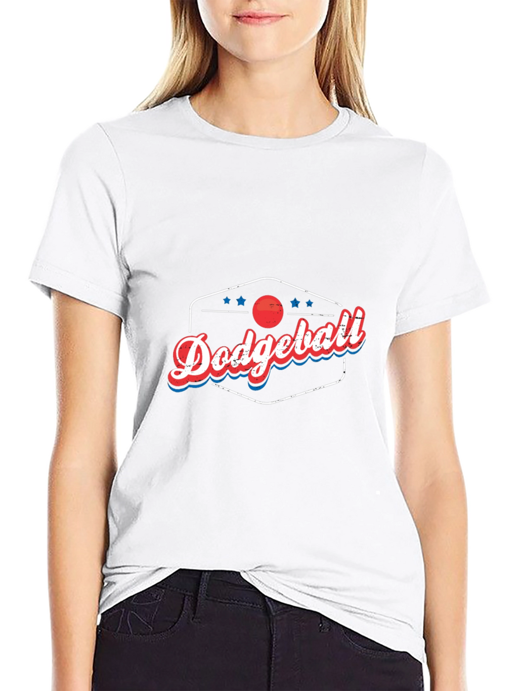 Dodgeball Retro Style Graphic T-Shirt