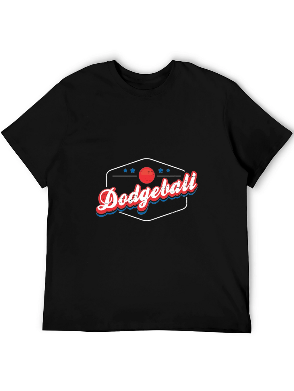 Dodgeball Retro Style Graphic T-Shirt