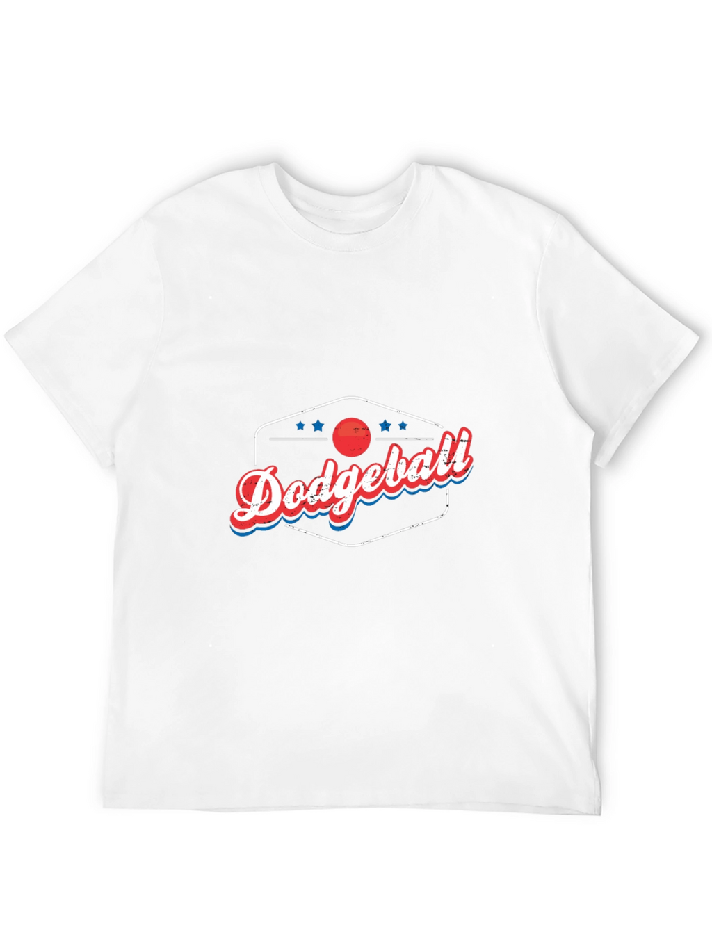 Dodgeball Retro Style Graphic T-Shirt