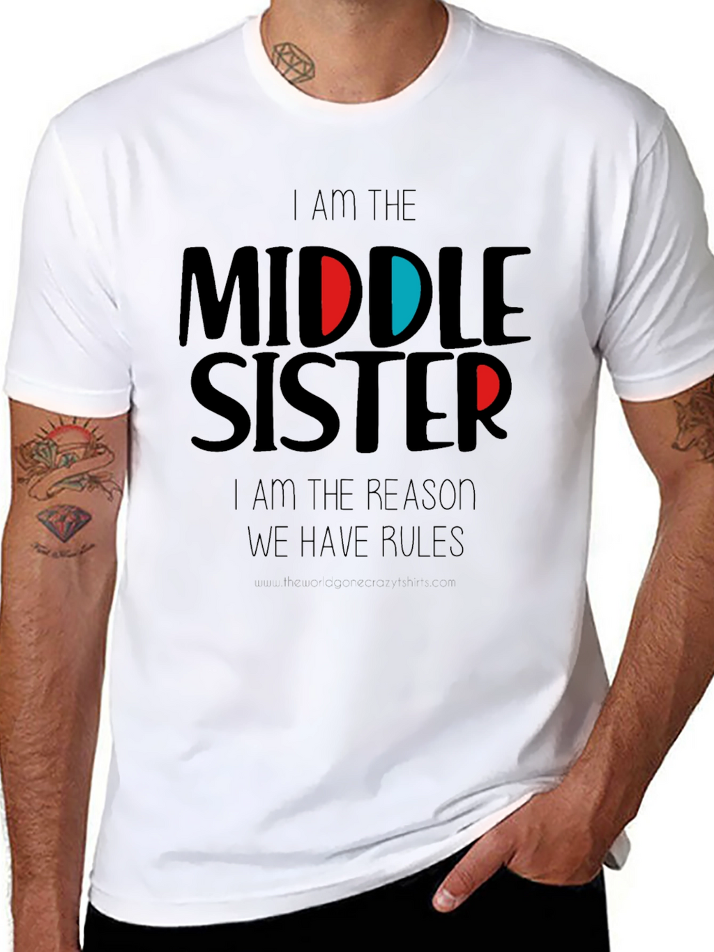 Middle Sister T-Shirt - Funny Sister Shirt