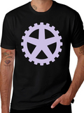 Gear Star Graphic Tee - Black Crew Neck T-Shirt