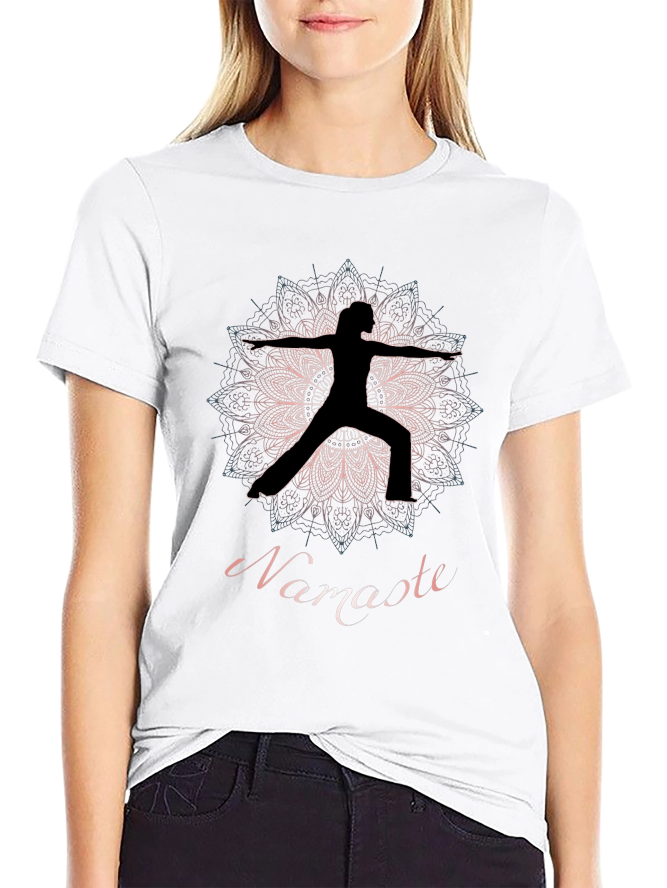 Namaste Yoga Mandala T-Shirt