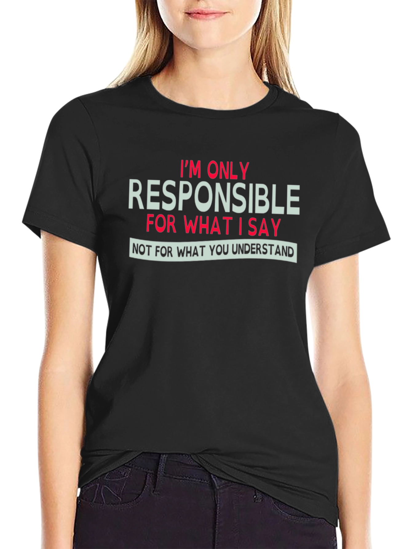 Funny Responsibility Graphic T-Shirt