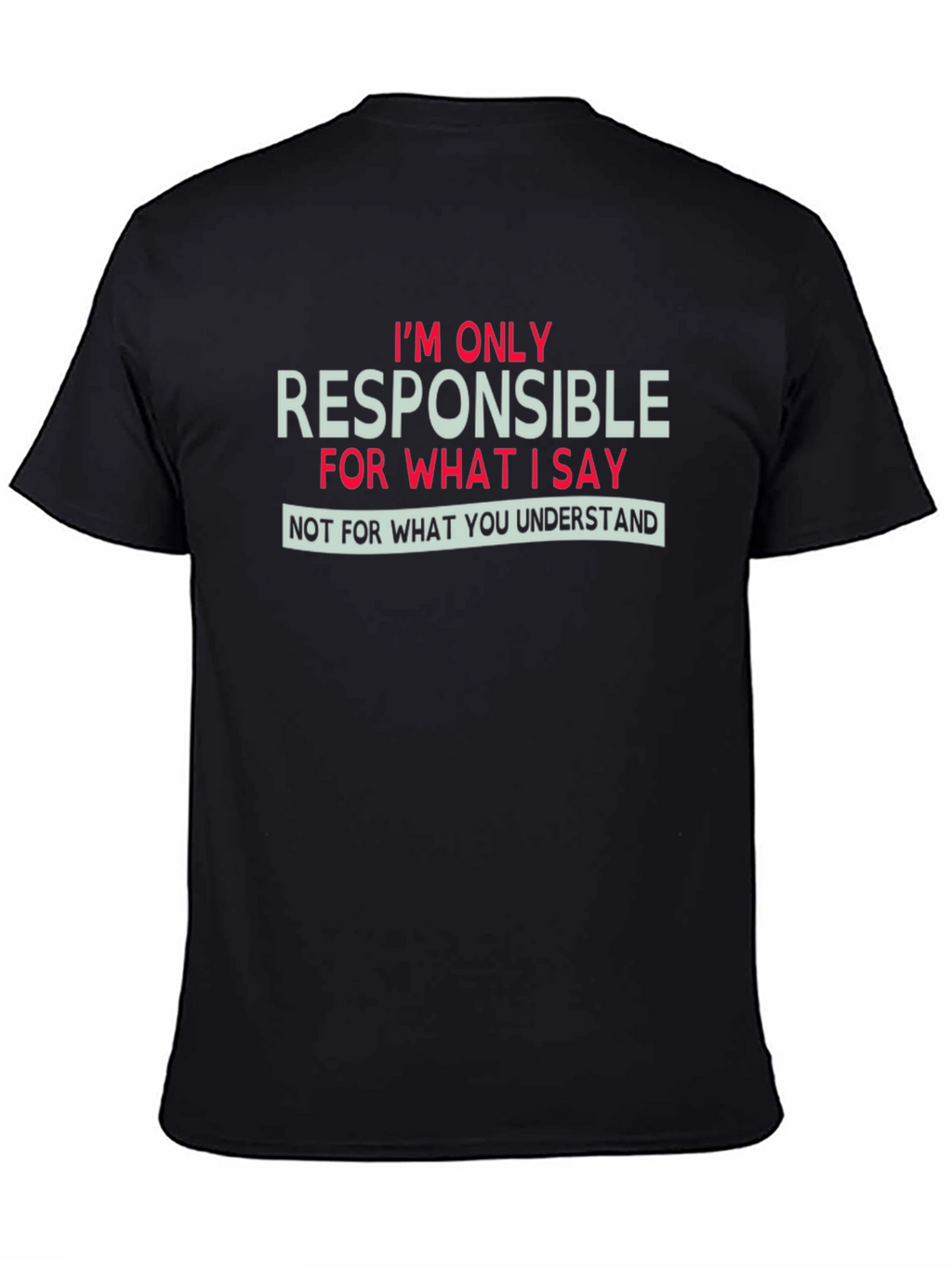 Funny Responsibility Graphic T-Shirt
