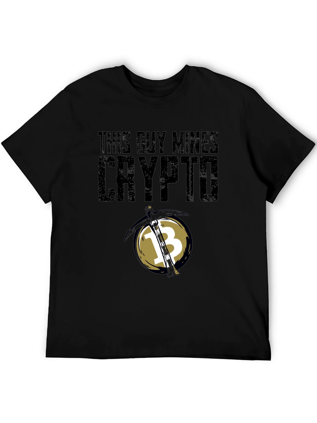 This Guy Mines Crypto Black T-Shirt