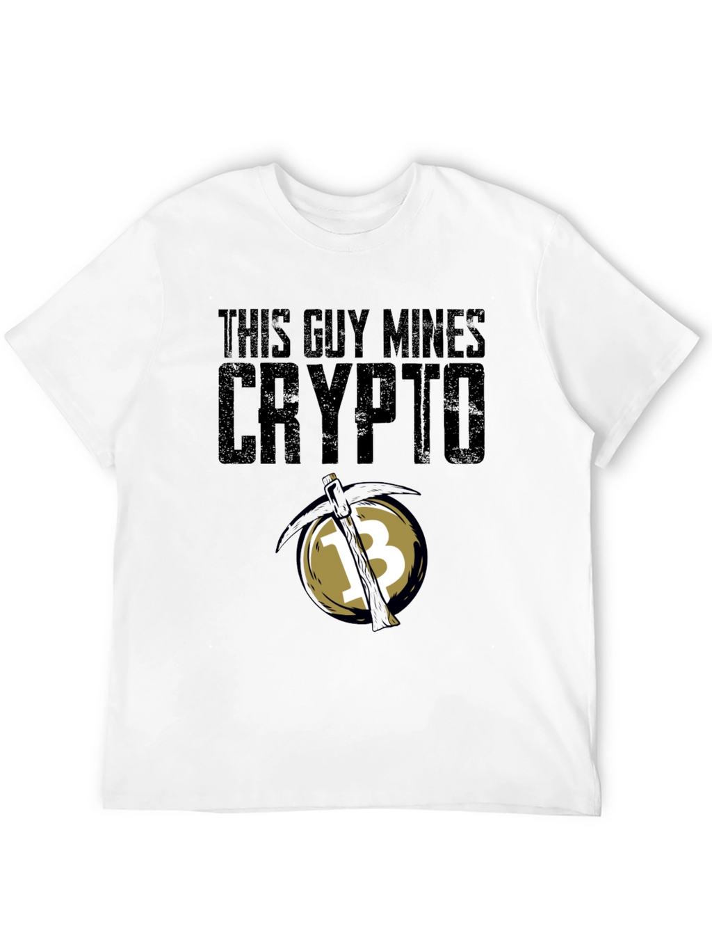 This Guy Mines Crypto Black T-Shirt