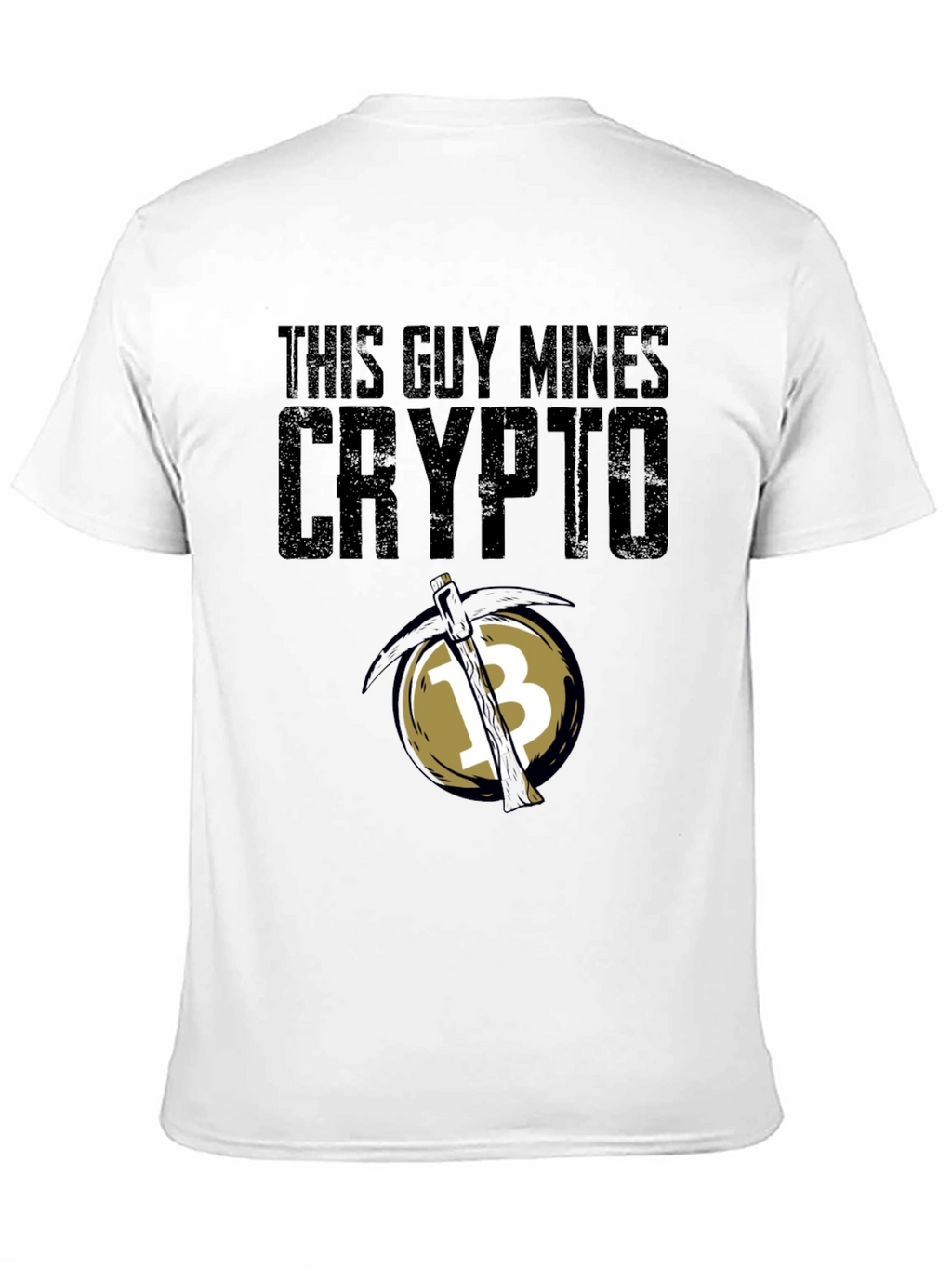 This Guy Mines Crypto Black T-Shirt