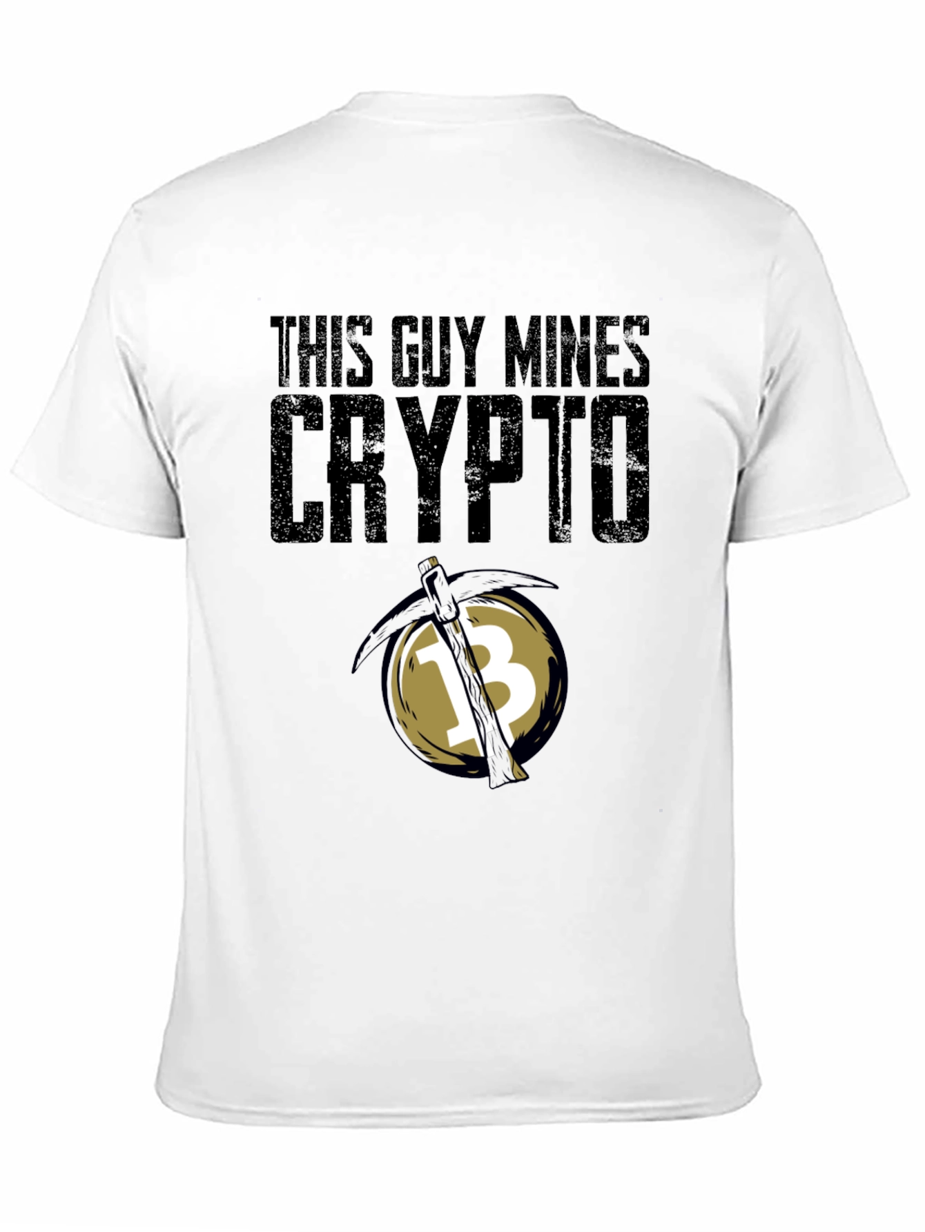 This Guy Mines Crypto Black T-Shirt