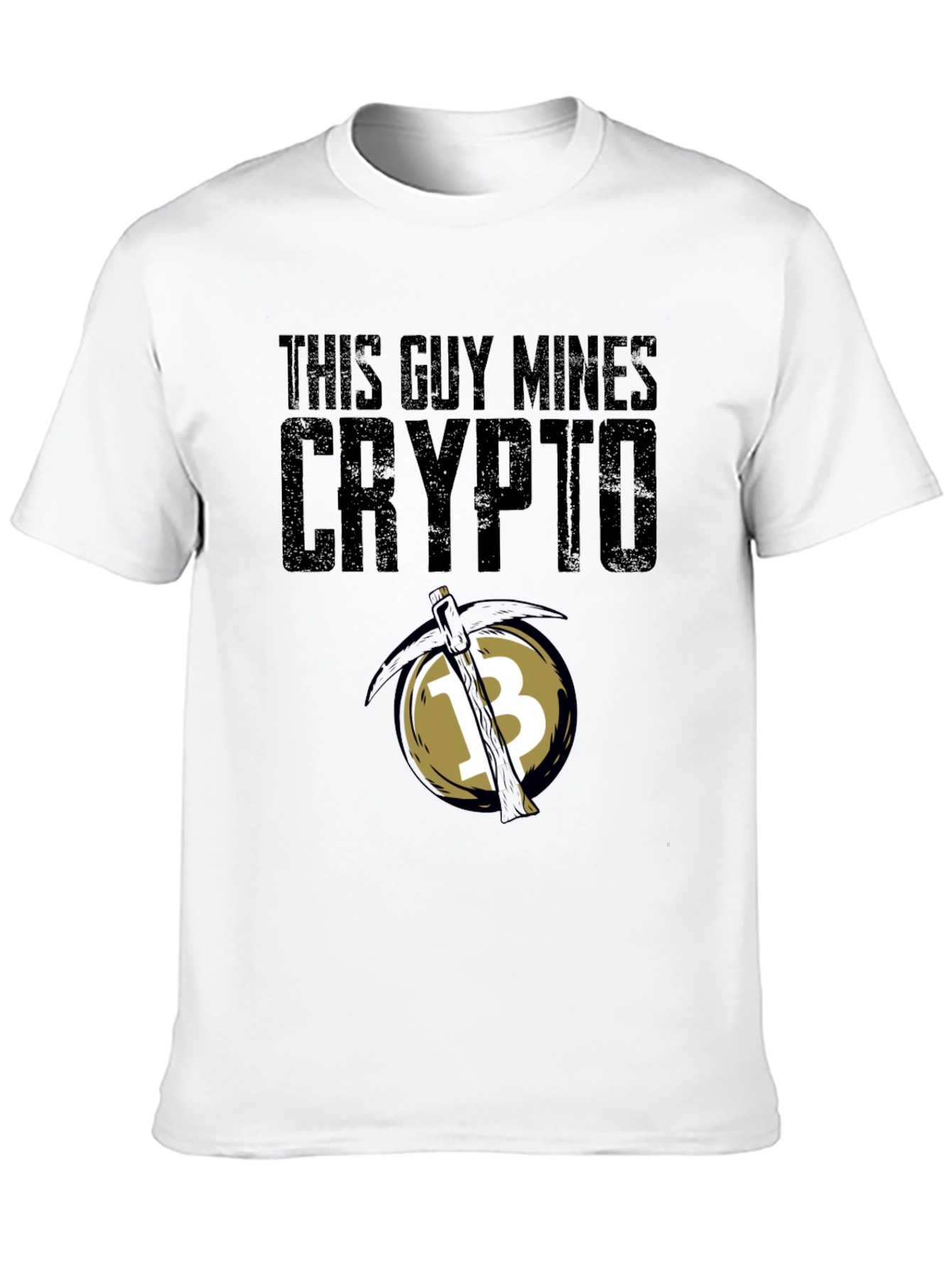 This Guy Mines Crypto Black T-Shirt