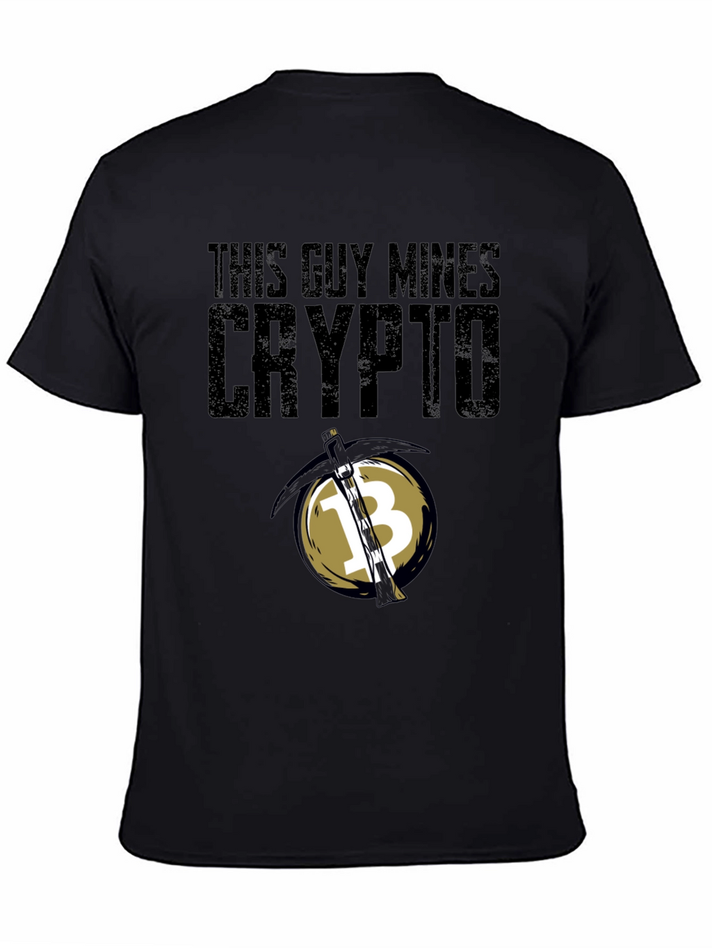 This Guy Mines Crypto Black T-Shirt