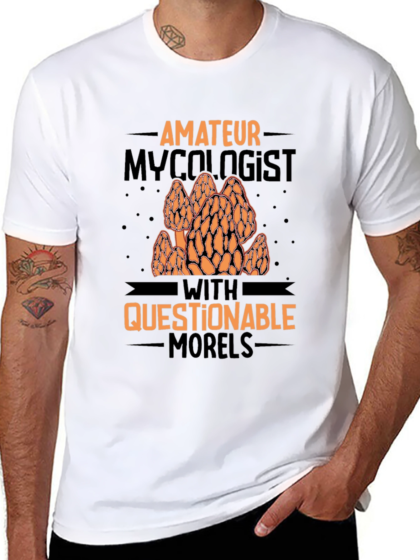 Amateur Mycologist Morels Graphic Tee