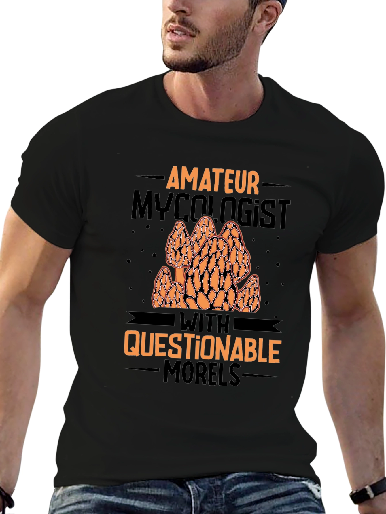 Amateur Mycologist Morels Graphic Tee