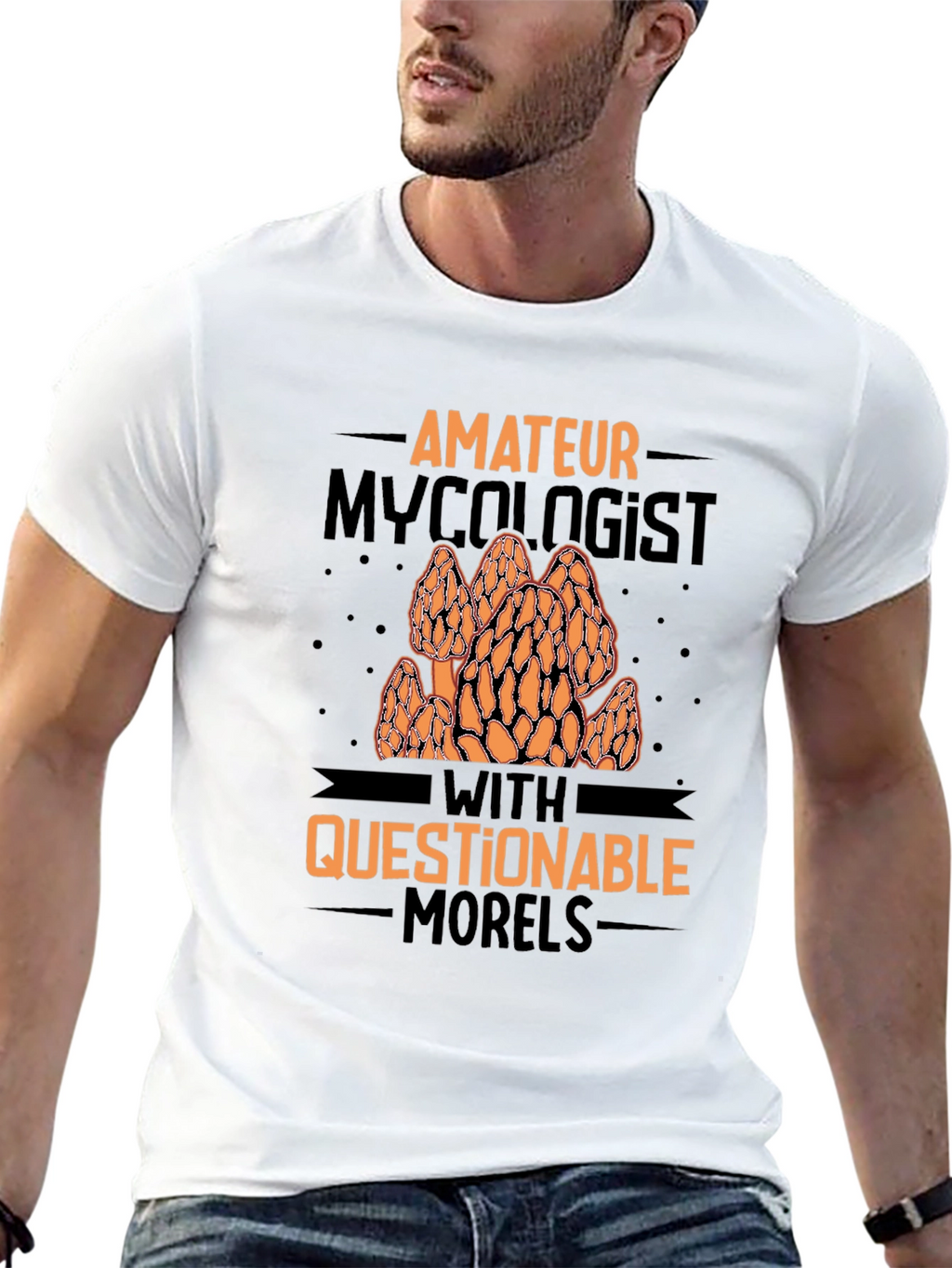 Amateur Mycologist Morels Graphic Tee