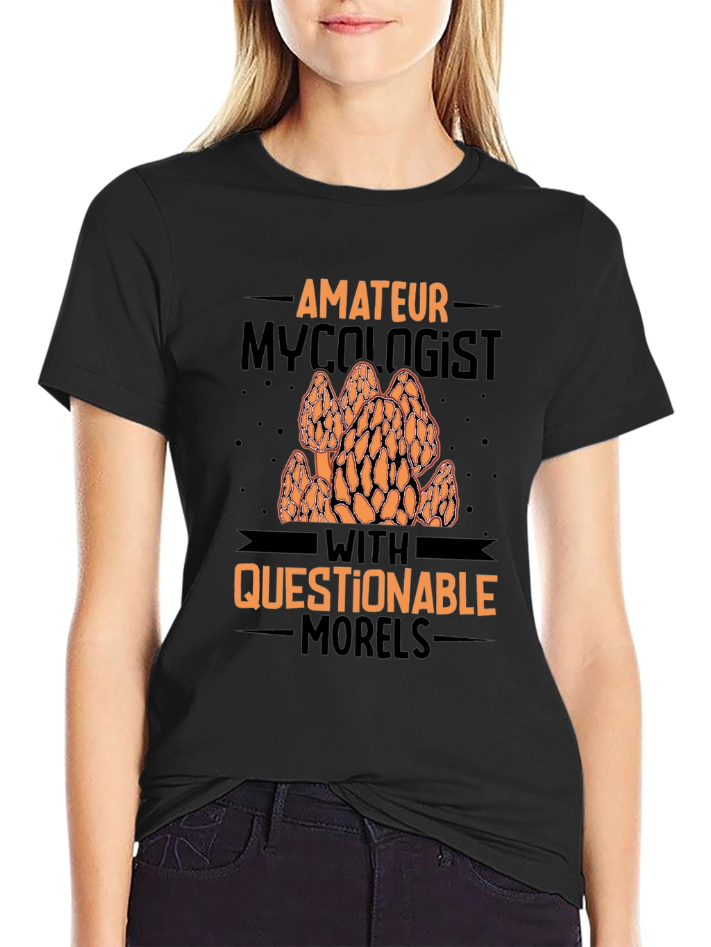 Amateur Mycologist Morels Graphic Tee