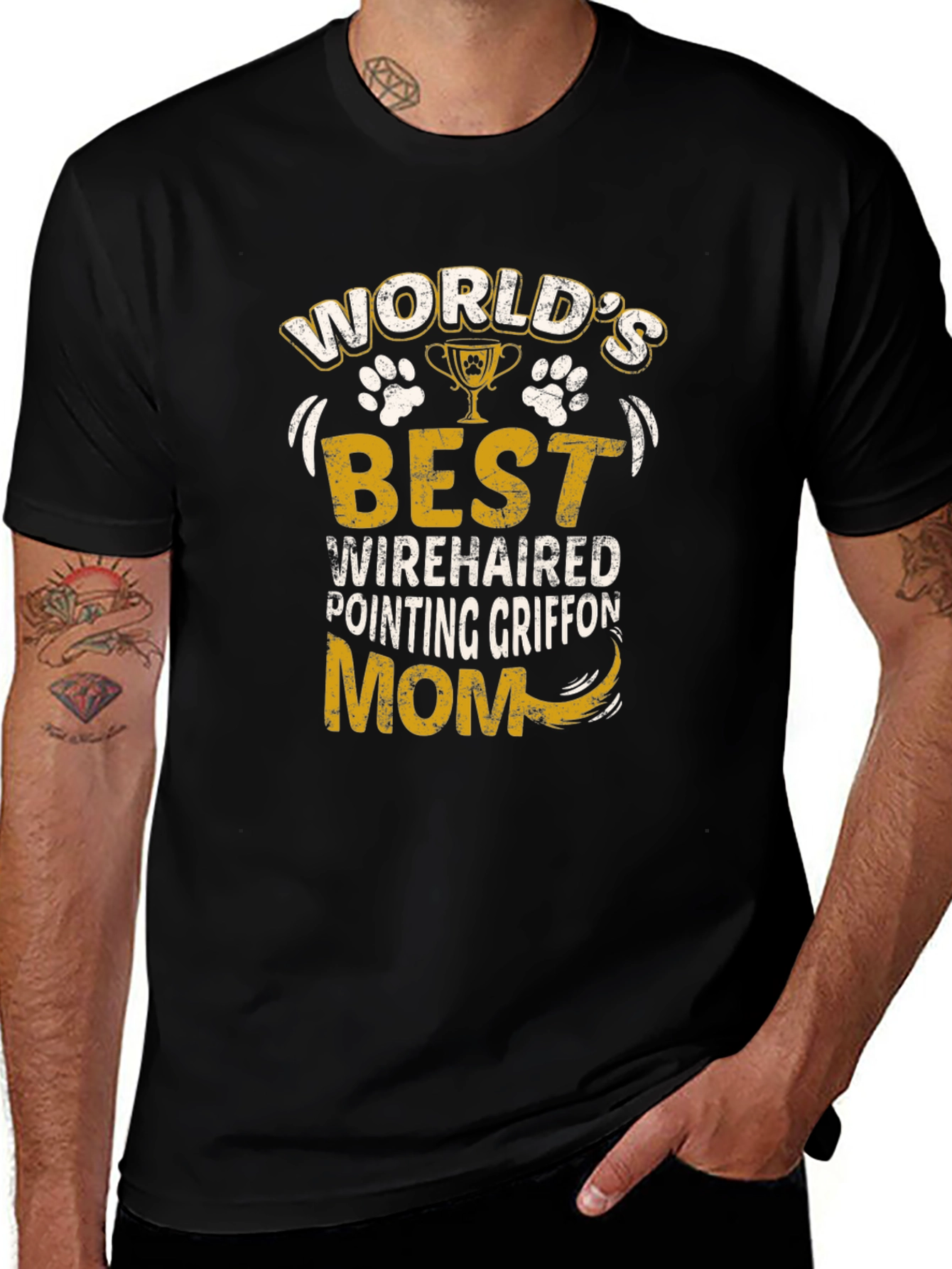 Worlds Best Wirehaired Pointing Griffon Mom T-Shirt