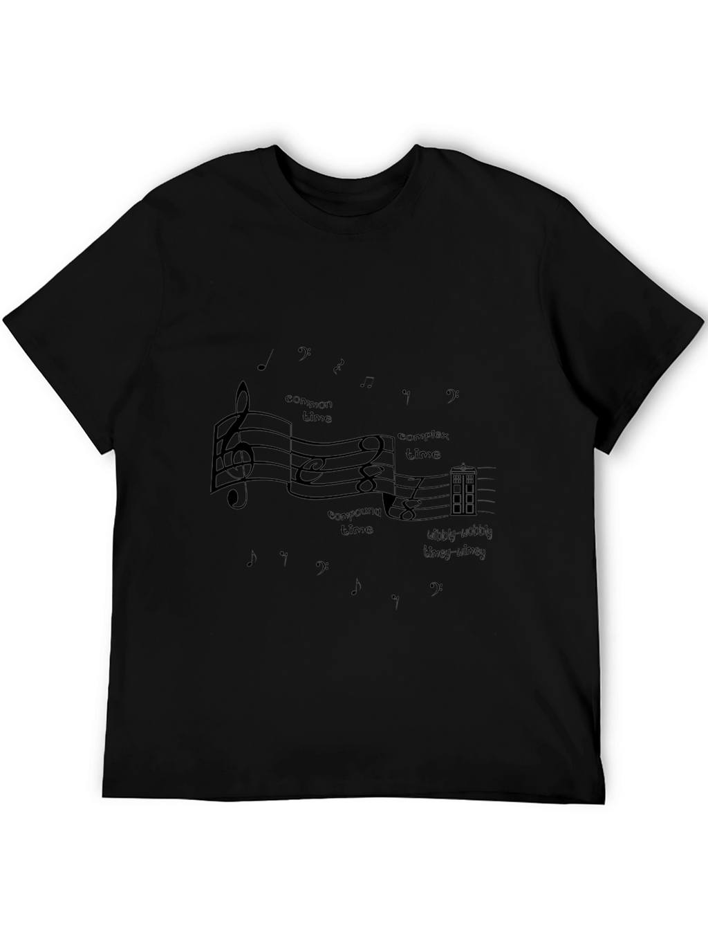 Musical Time T-Shirt: Common Complex & Compound Time