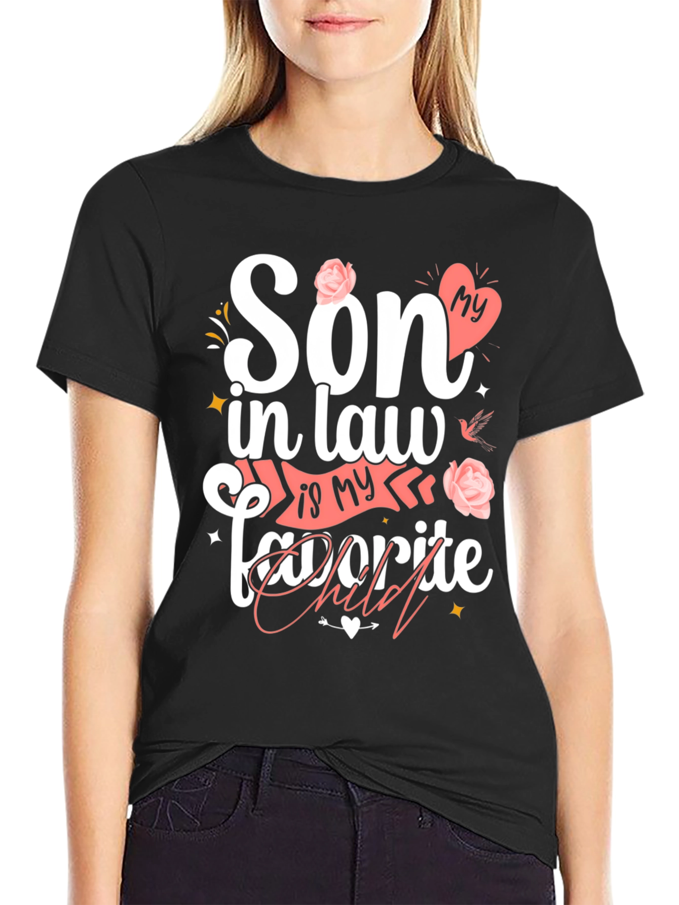 Son-in-Law Favorite Child Graphic T-Shirt