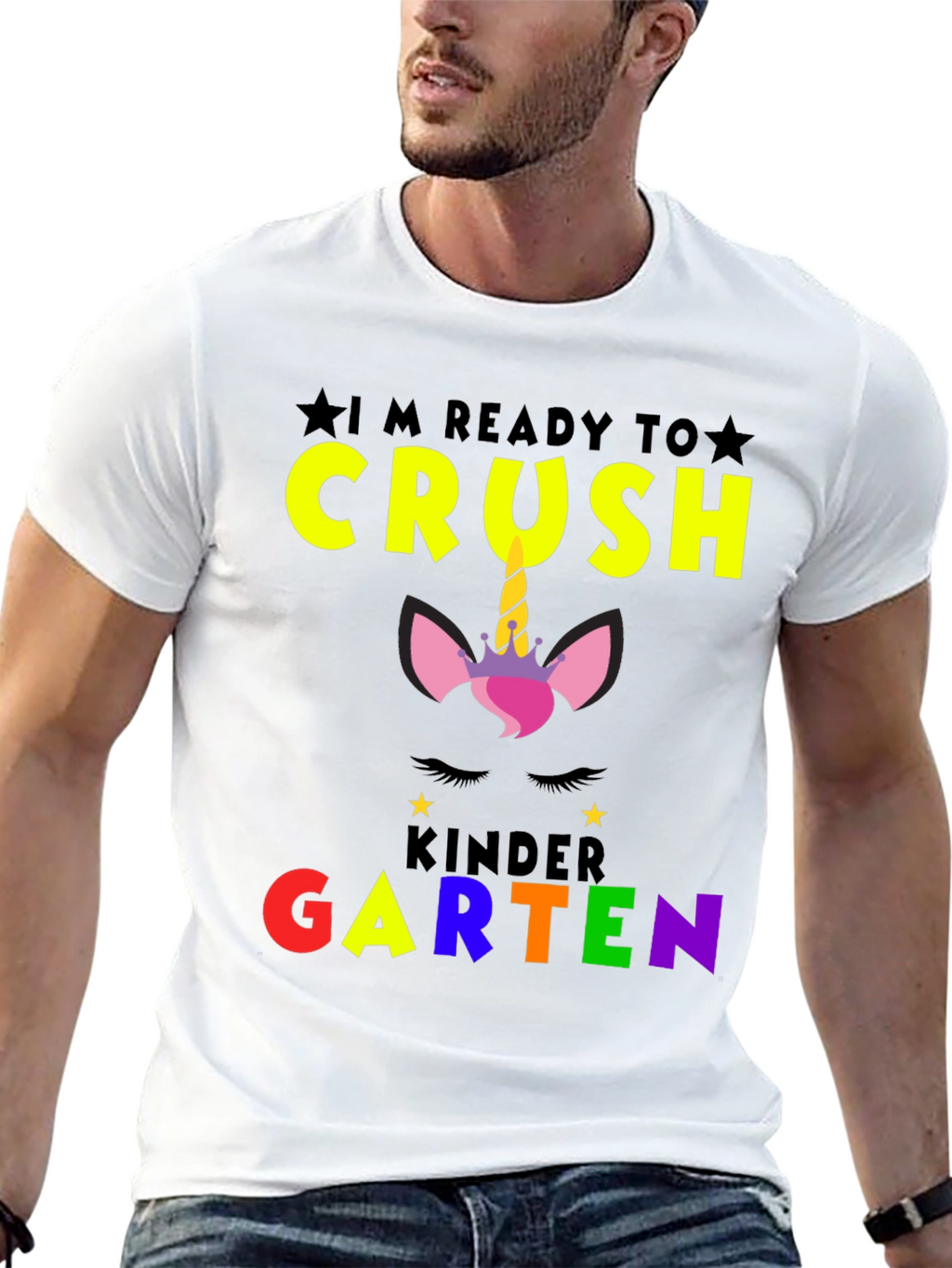 Ready to Crush Kindergarten Unicorn T-Shirt