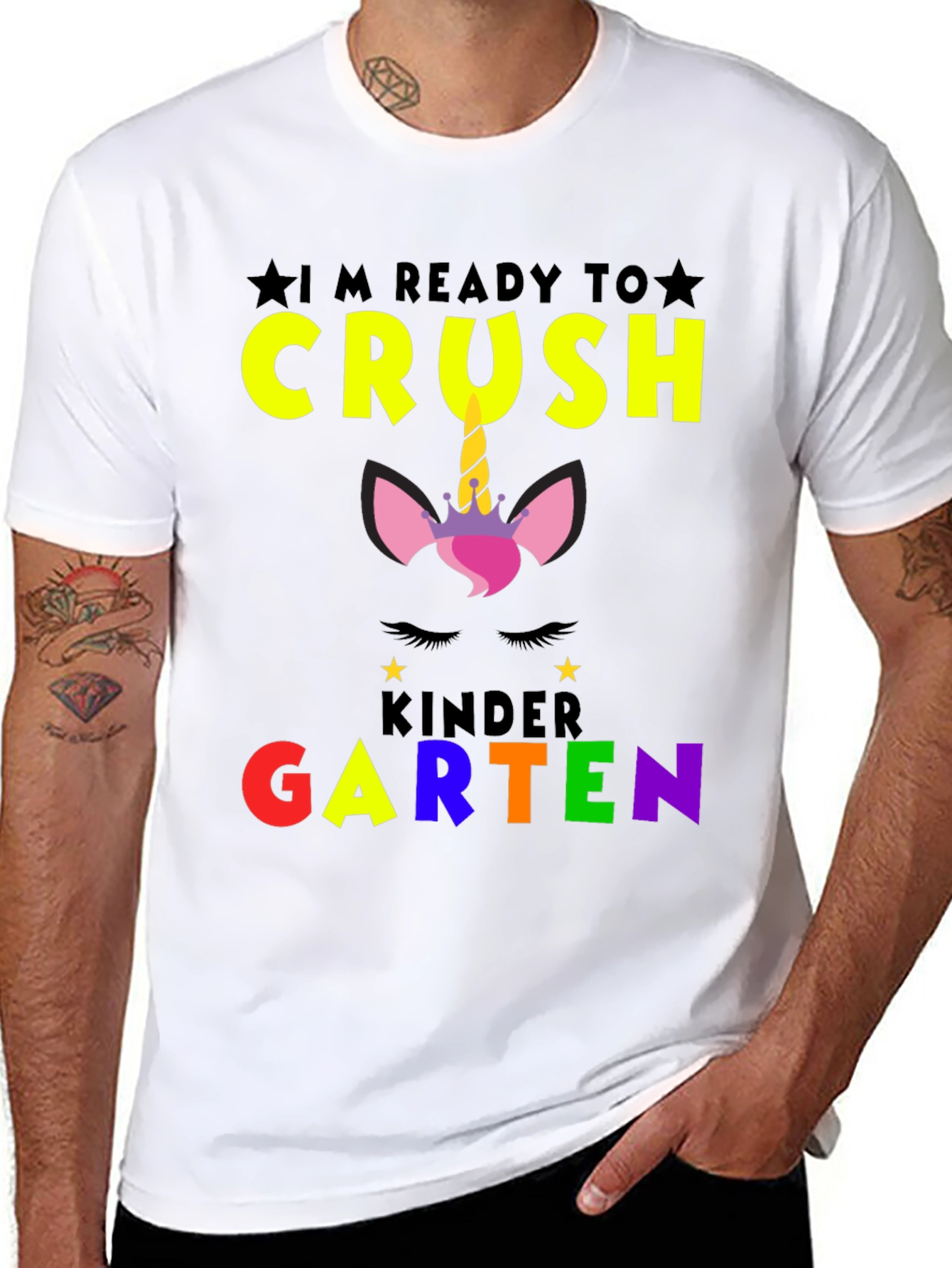 Ready to Crush Kindergarten Unicorn T-Shirt