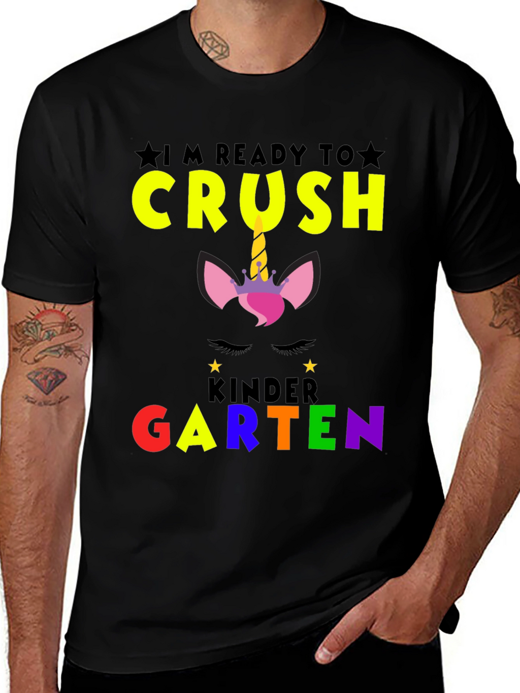 Ready to Crush Kindergarten Unicorn T-Shirt